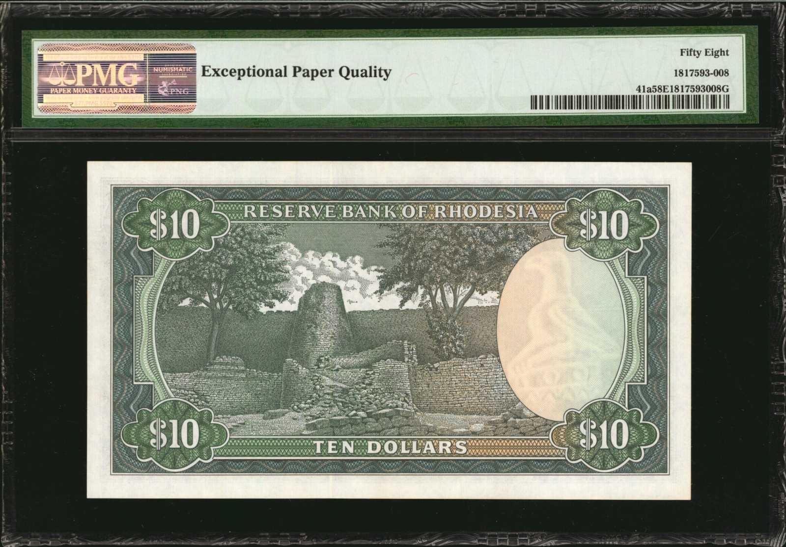 image for: Rhodesia  10 dollars(B110kz)