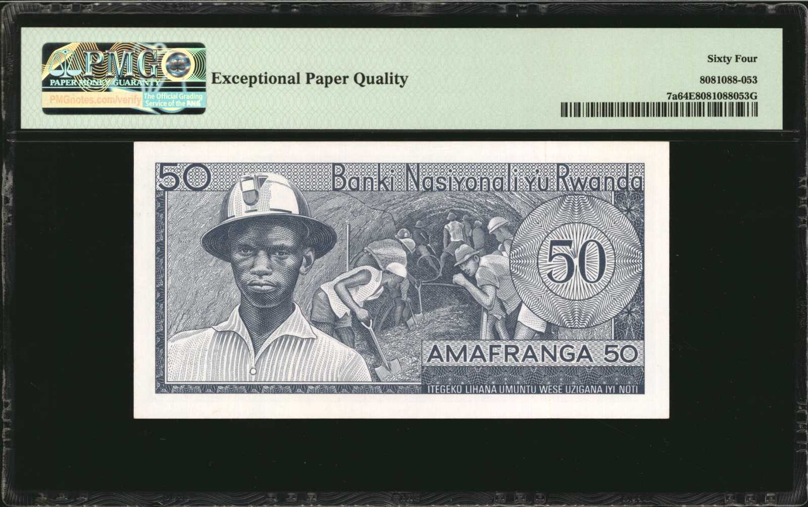image for: Rwanda  50 francs(B107b)