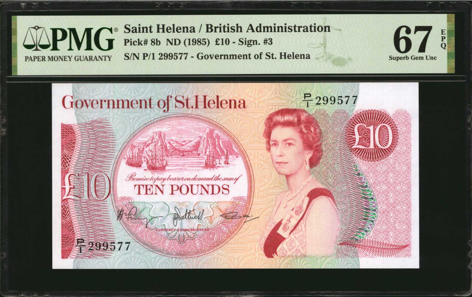 image for: Saint Helena  10 pounds (B304p)