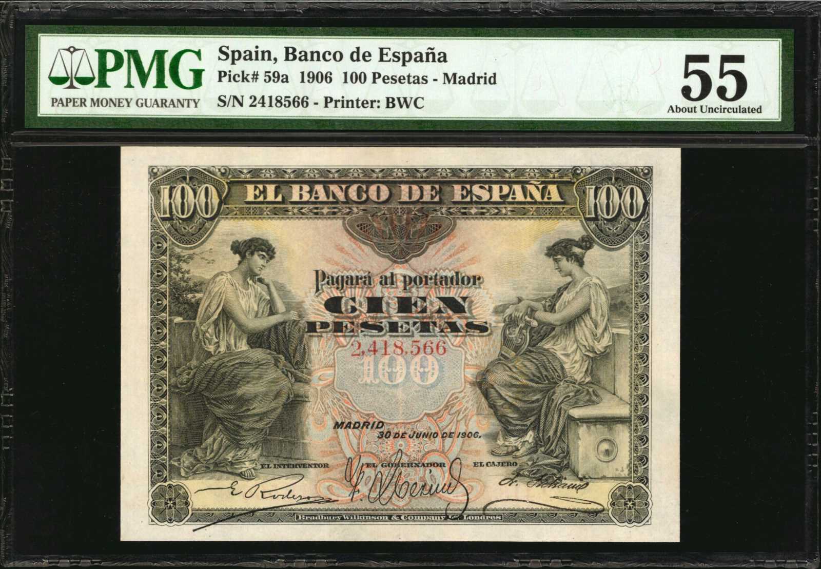 image for: Spain  100 pesetas(B500b)