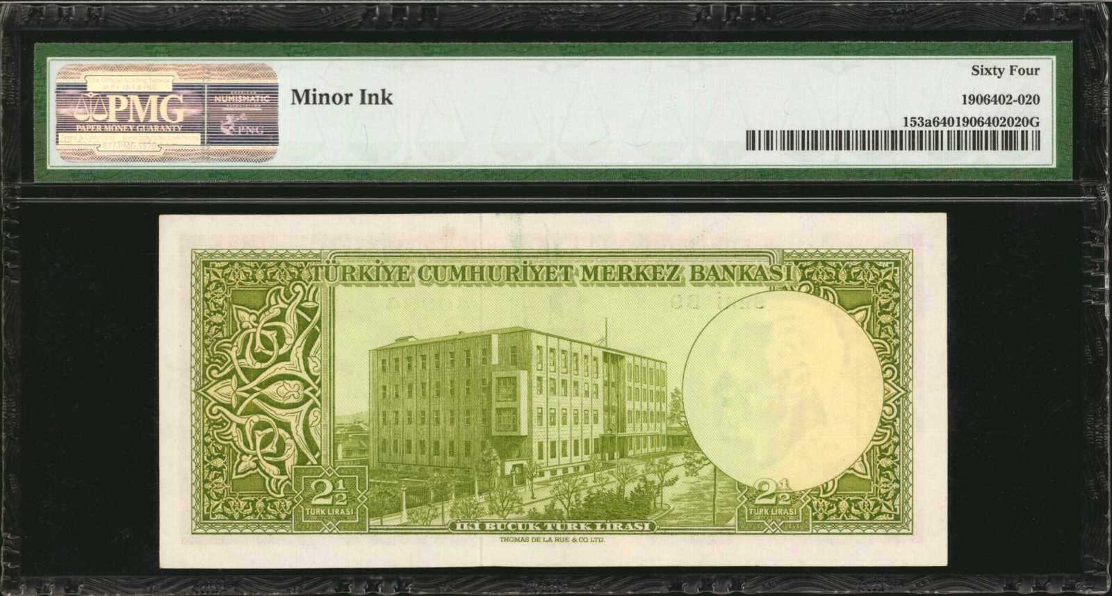 image for: Turkey  2 1/2 T?rk liras? (B234a)