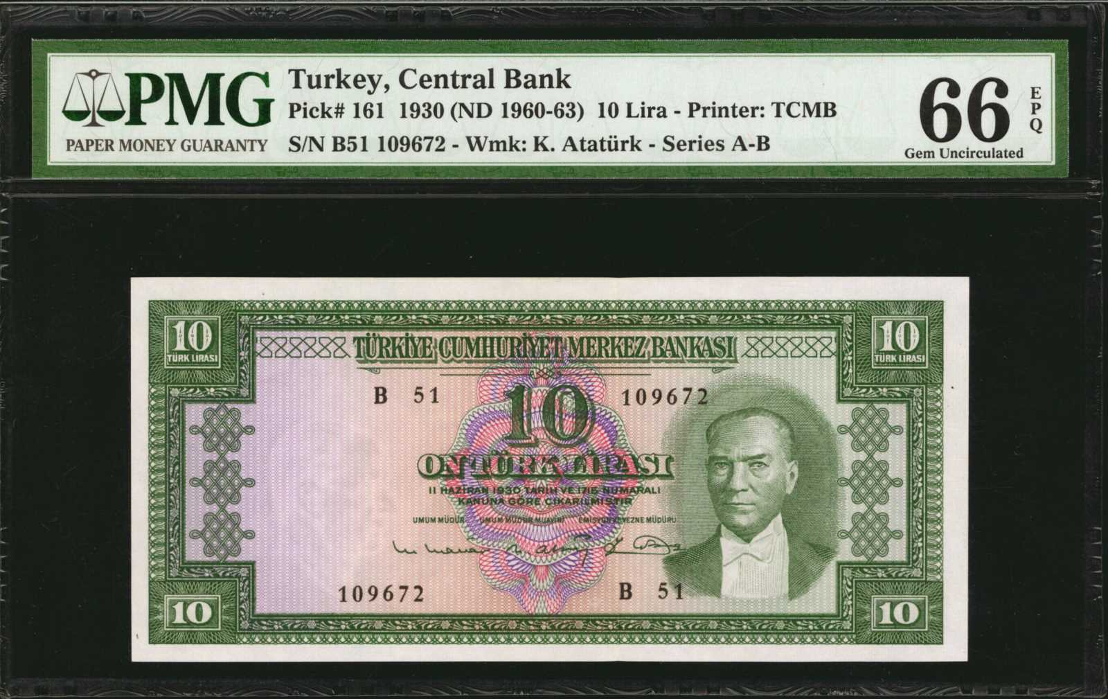 image for: Turkey  10 T?rk liras? (B244as)