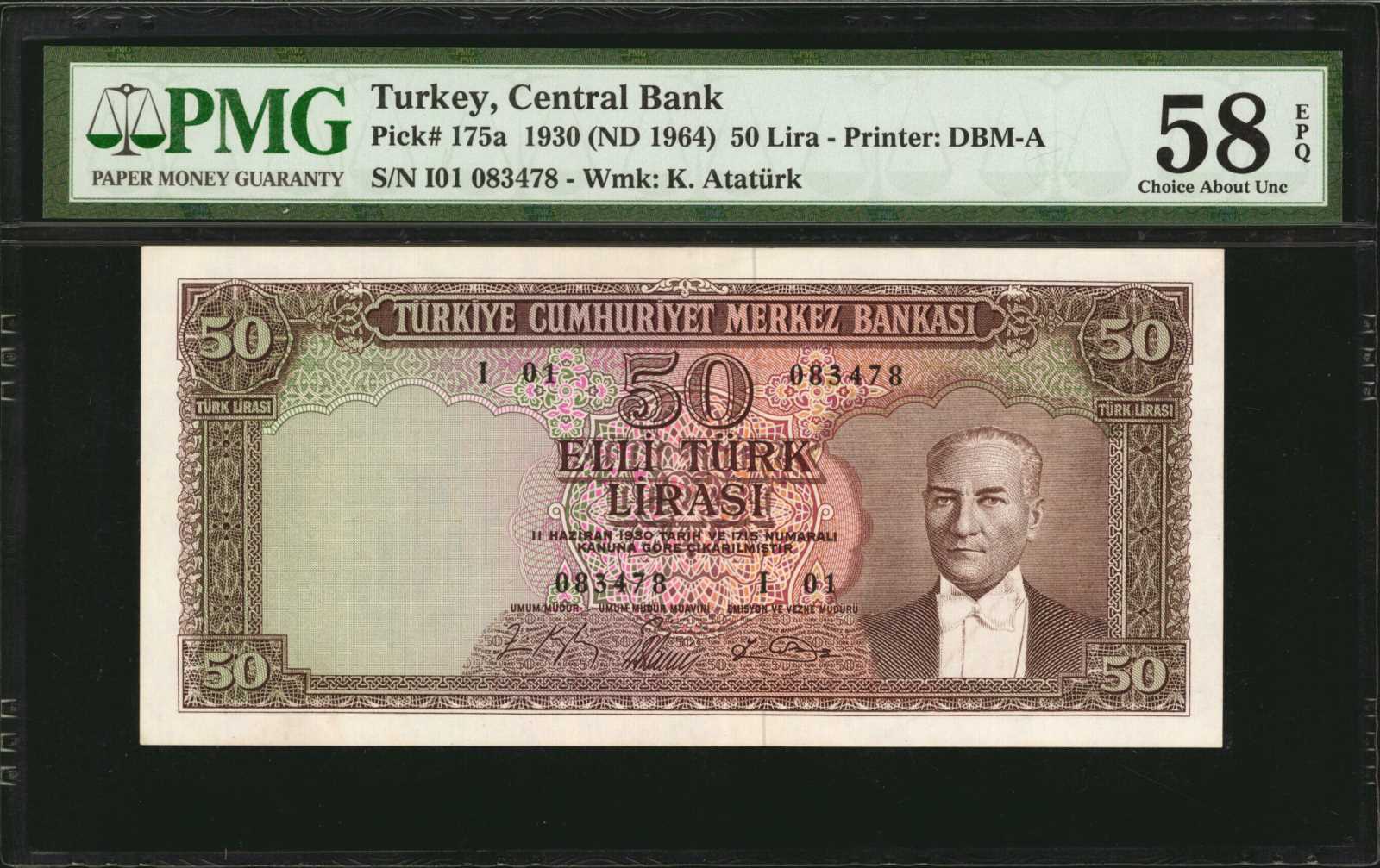 image for: Turkey  50 T?rk liras? (B250as)