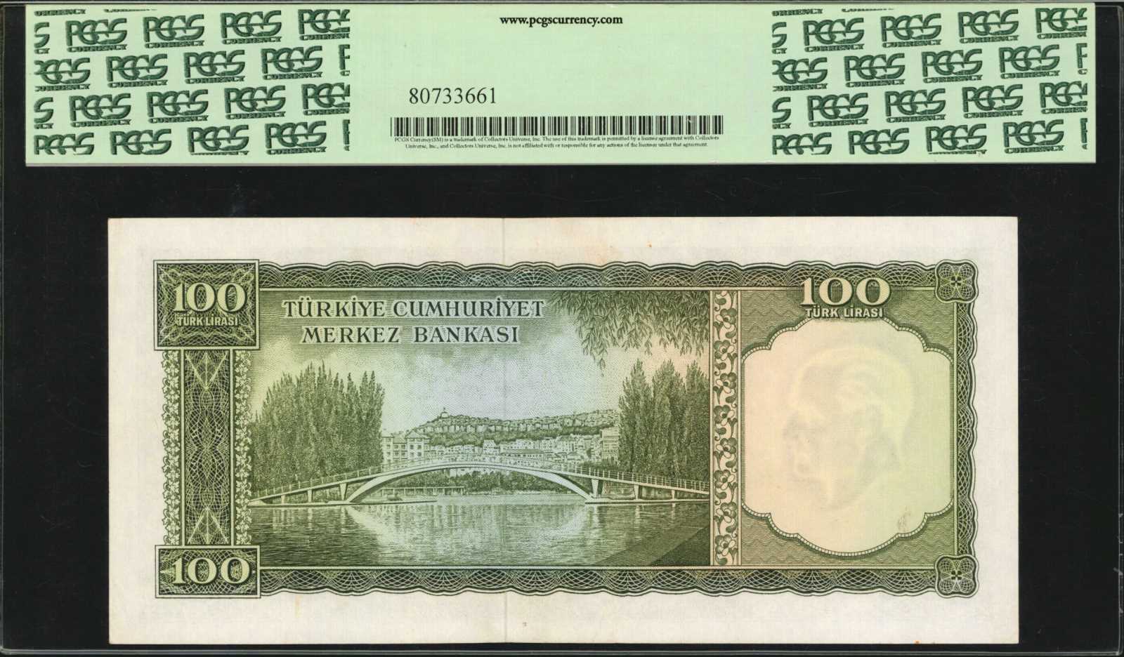 image for: Turkey  100 T?rk liras? (B259a)