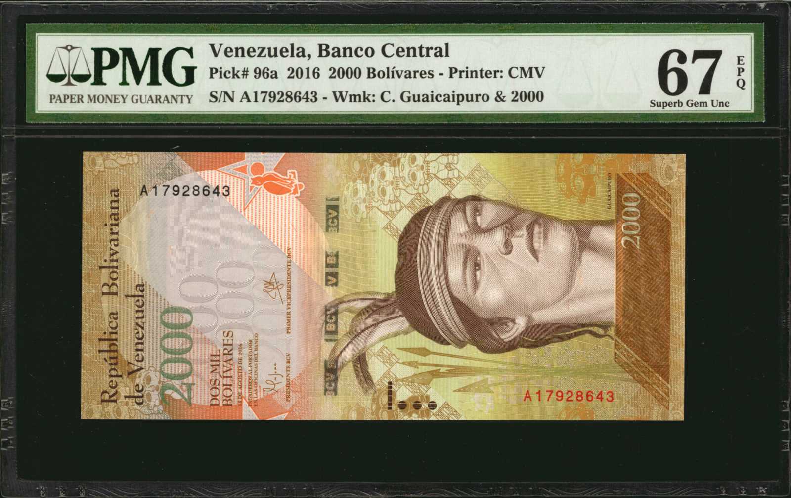 image for: Venezuela  20,000 bol?vares(B369c)