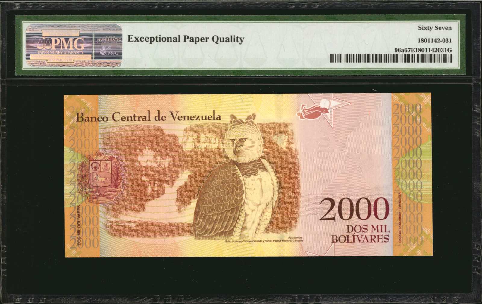 image for: Venezuela  20,000 bol?vares(B369a)