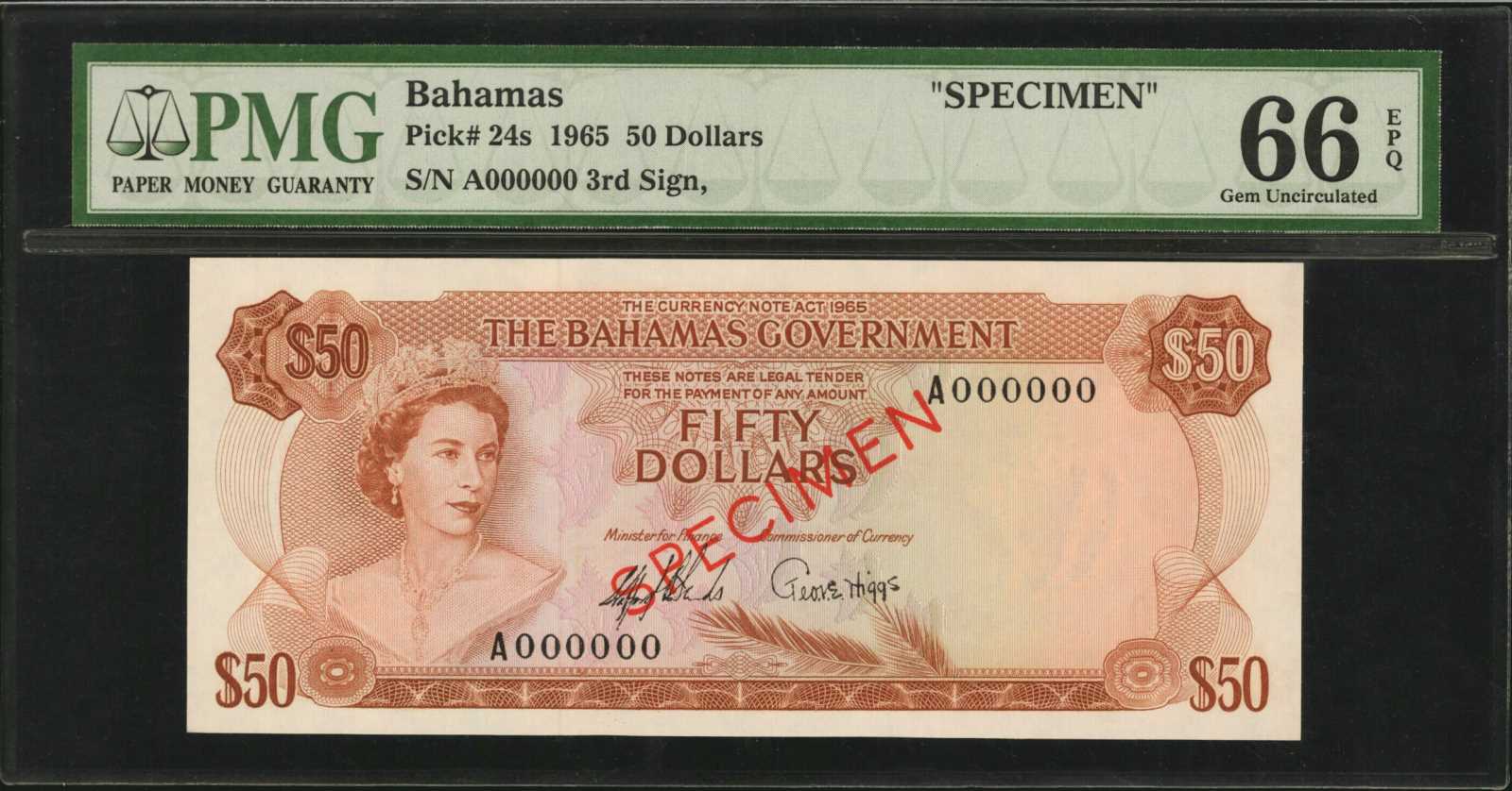 image for: Bahamas  50 dollars (B123z)