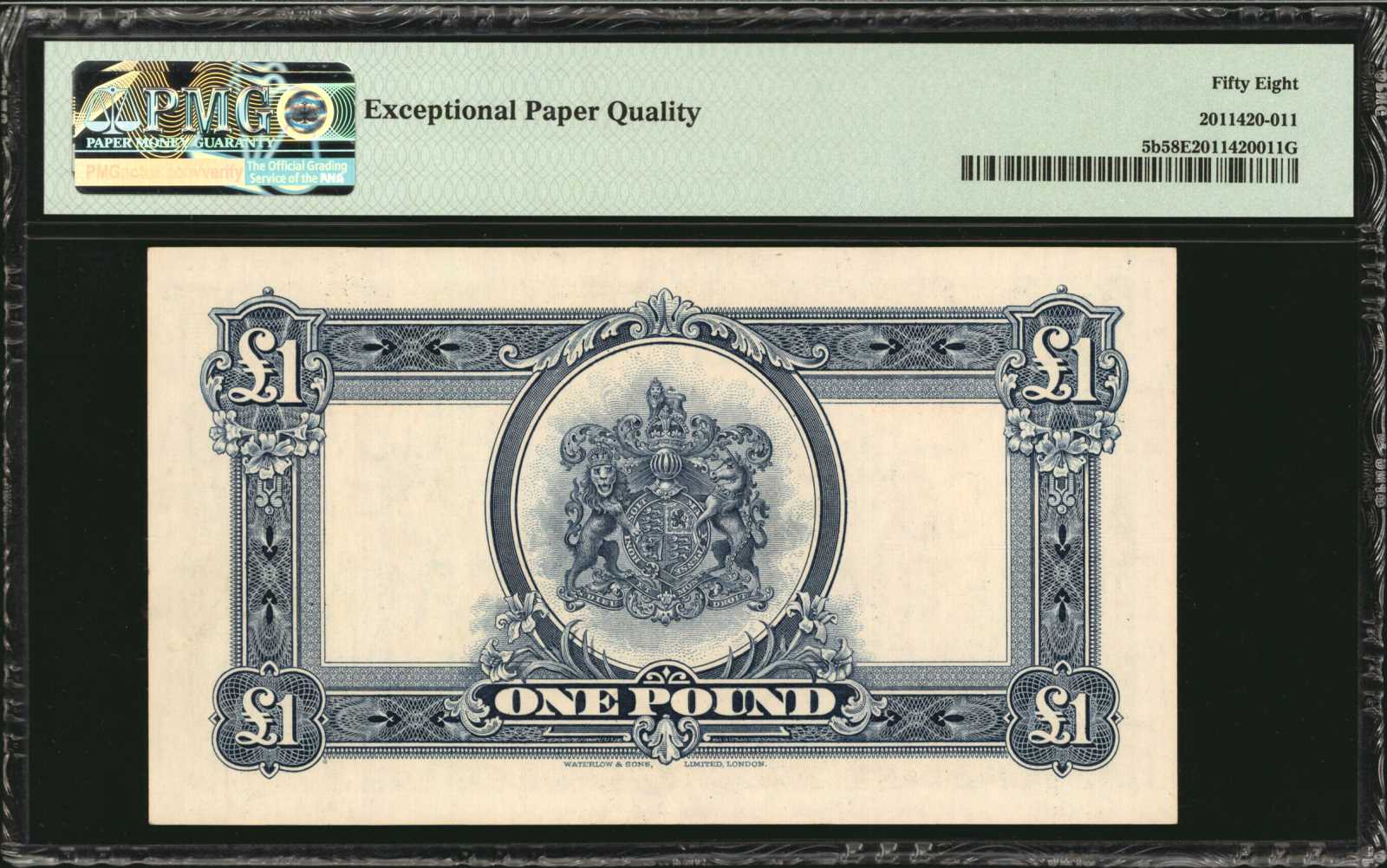 image for: Bermuda  1 pound(B105b)