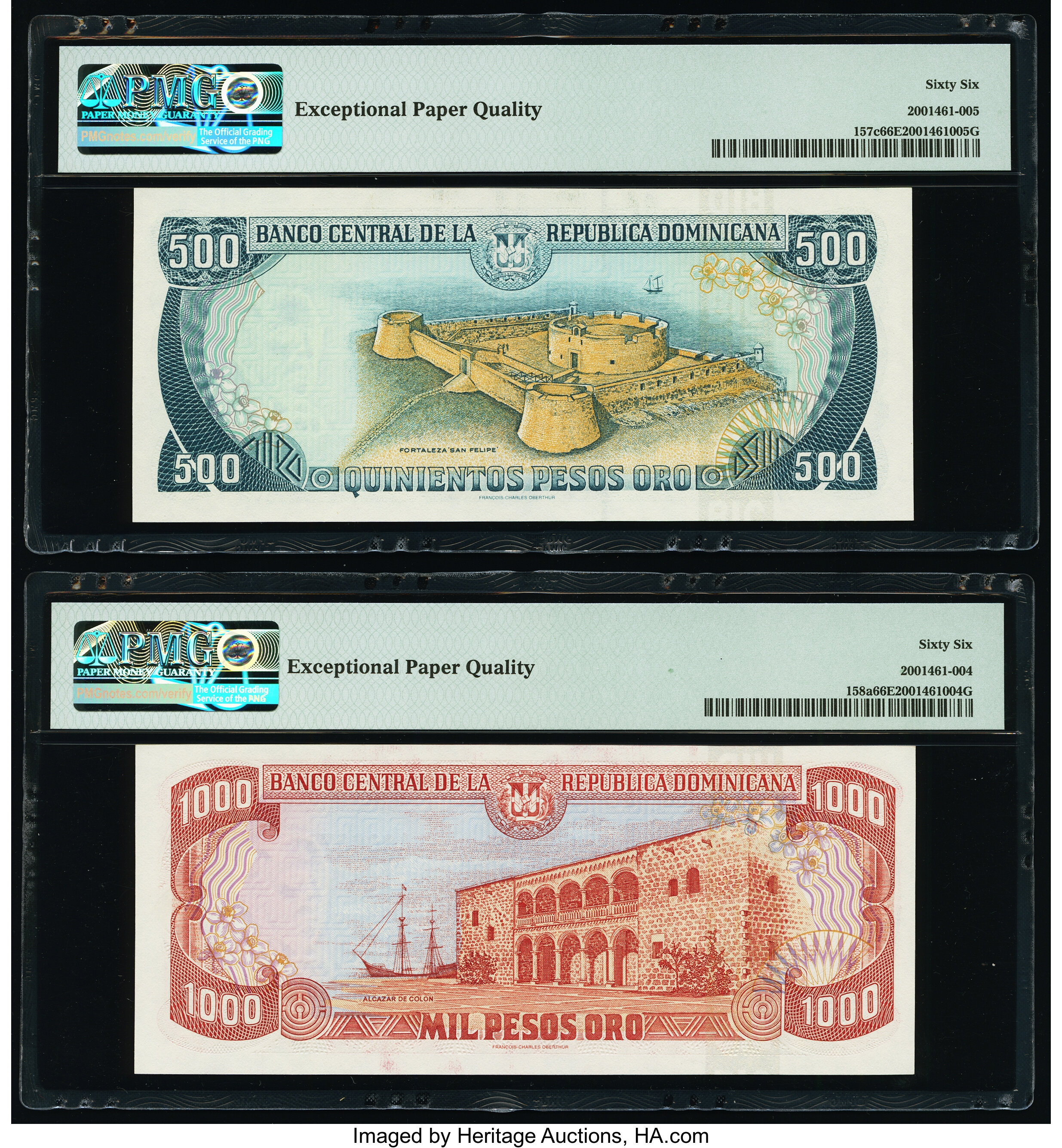 image for: Dominican Republic  500 pesos oro(B672d)