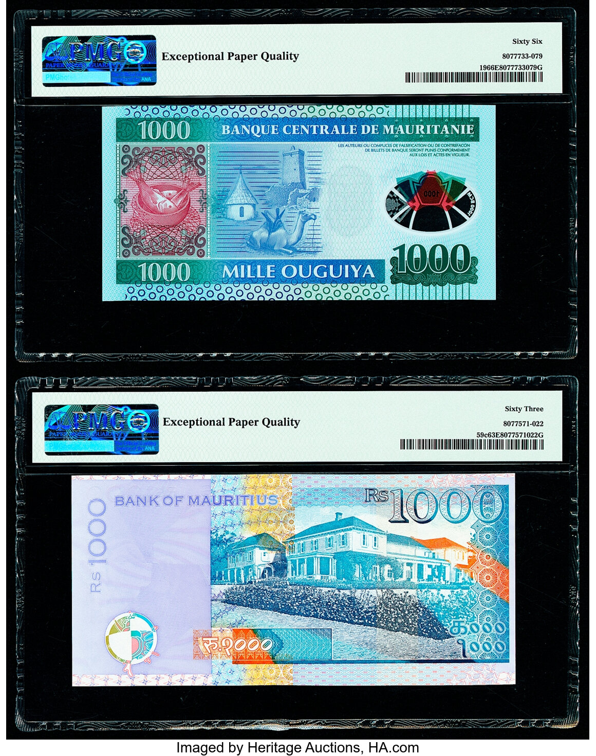 image for: Mauritius  1,000 rupees (B425c)