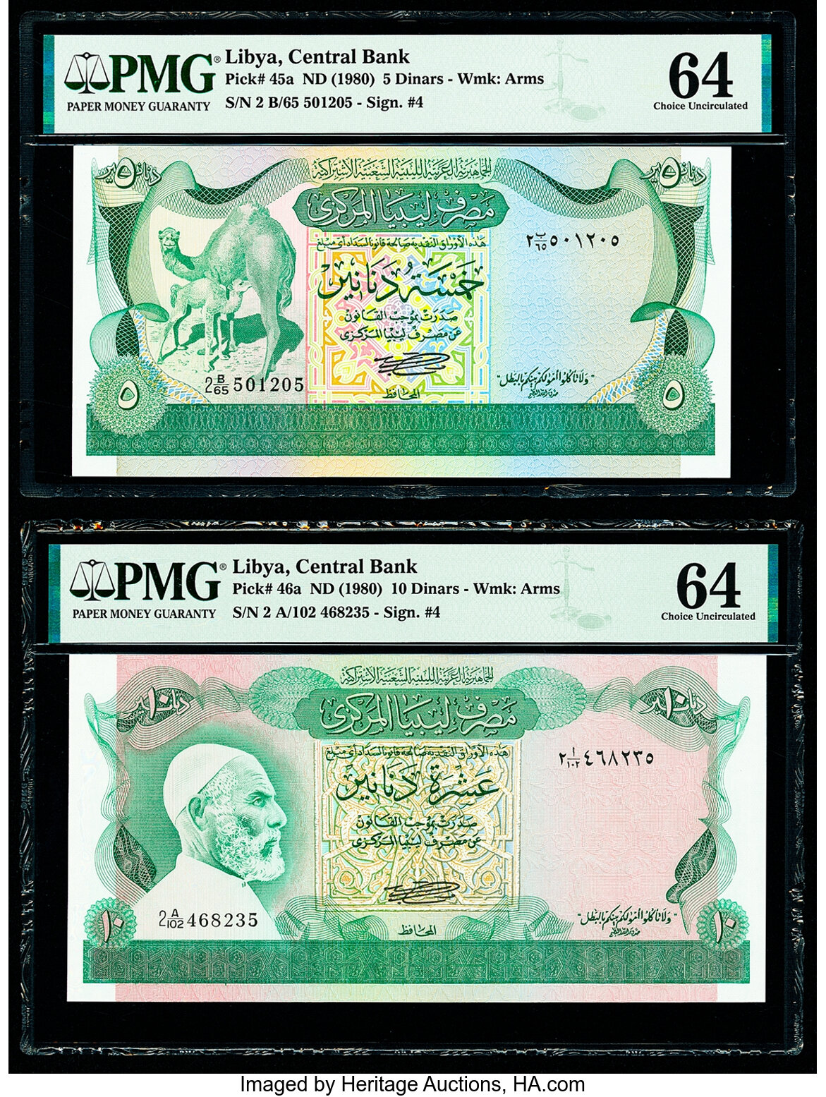 image for: Libya  5 dinars (B509a)
