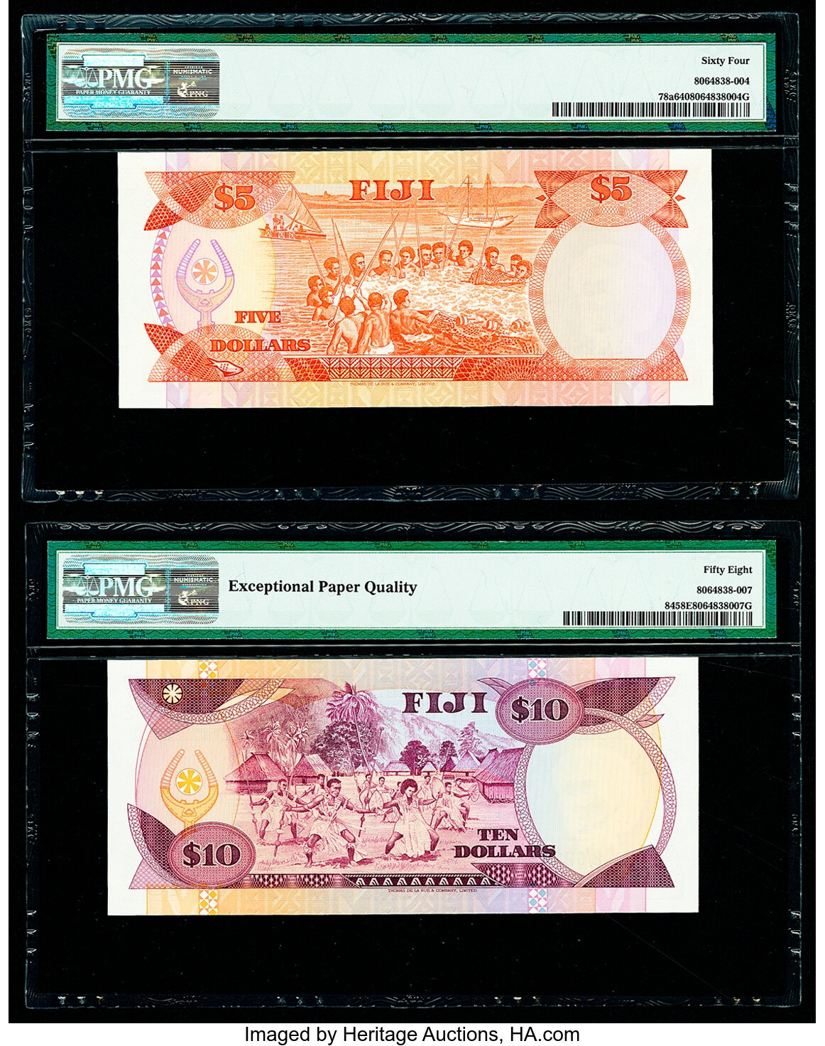 image for: Fiji  5 dollars (B409as2)