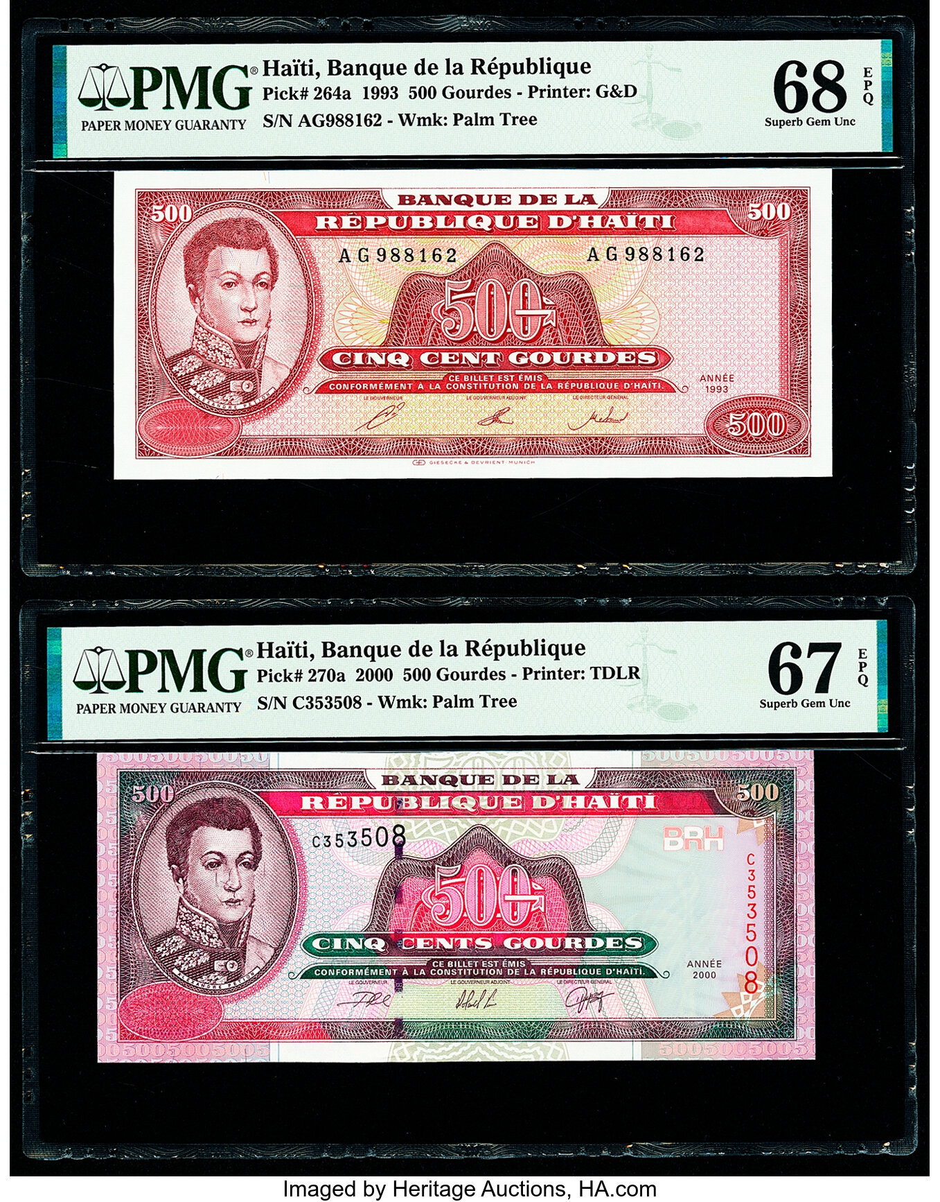 image for: Haiti  500 gourdes (B836as)