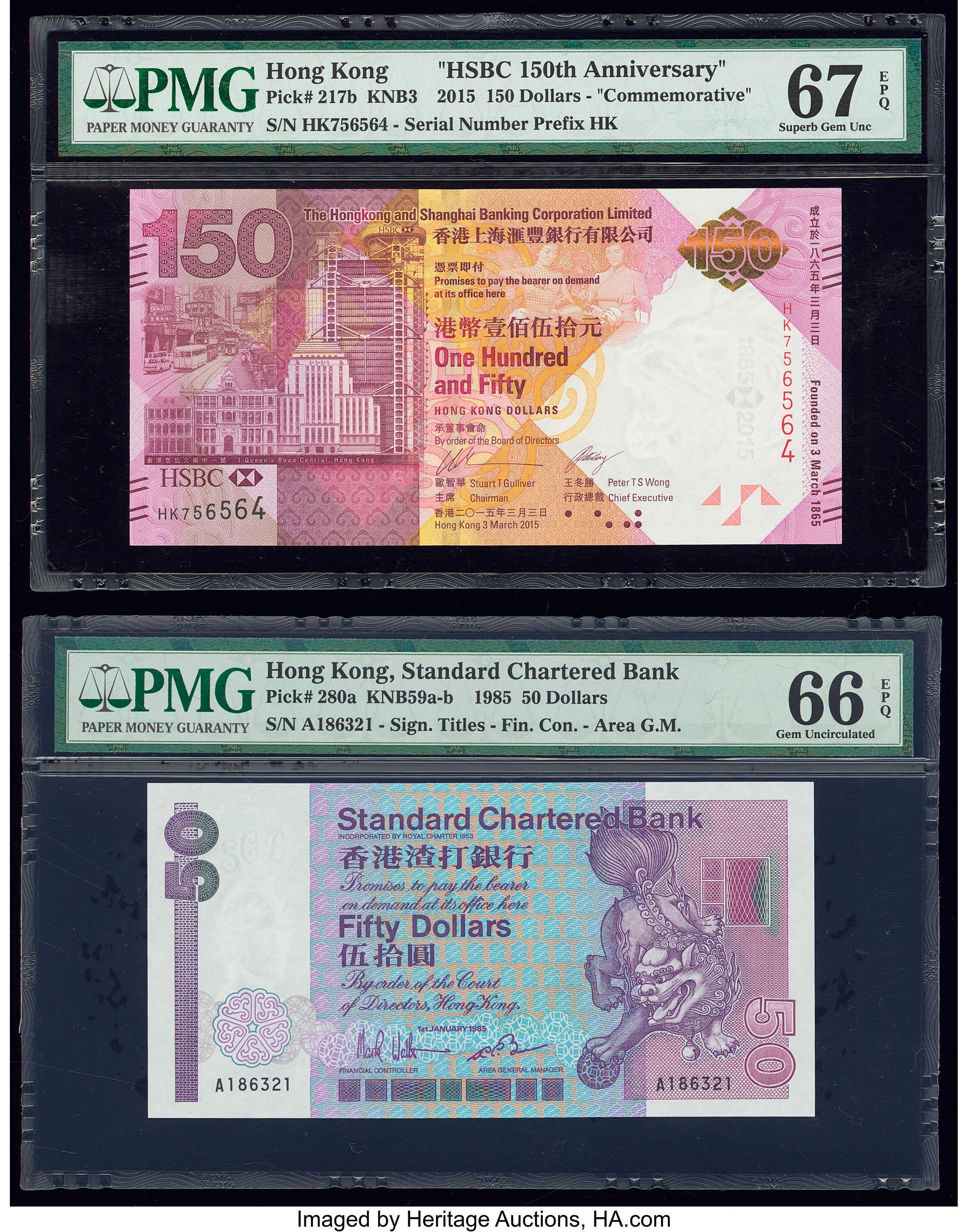 image for: Hong Kong  50 dollars (B403d)