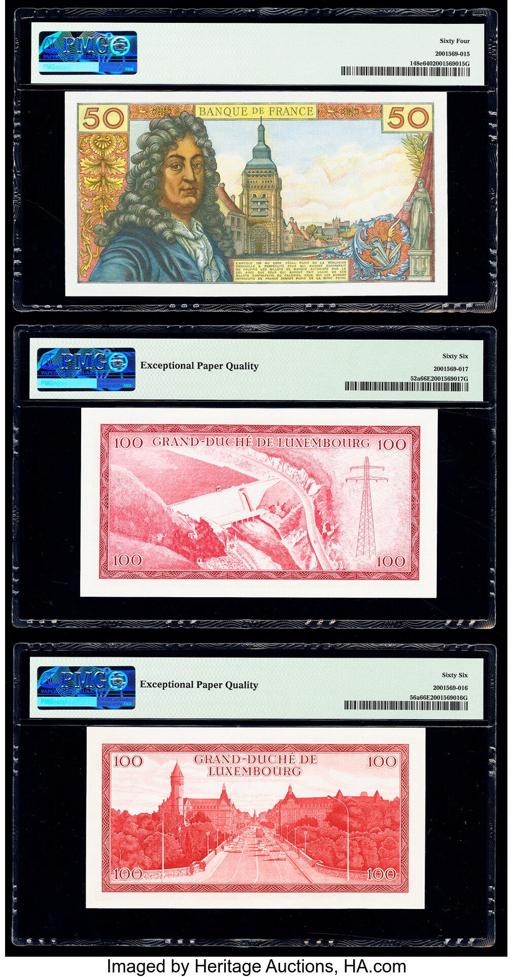 image for: Luxembourg  100 francs (B341at)