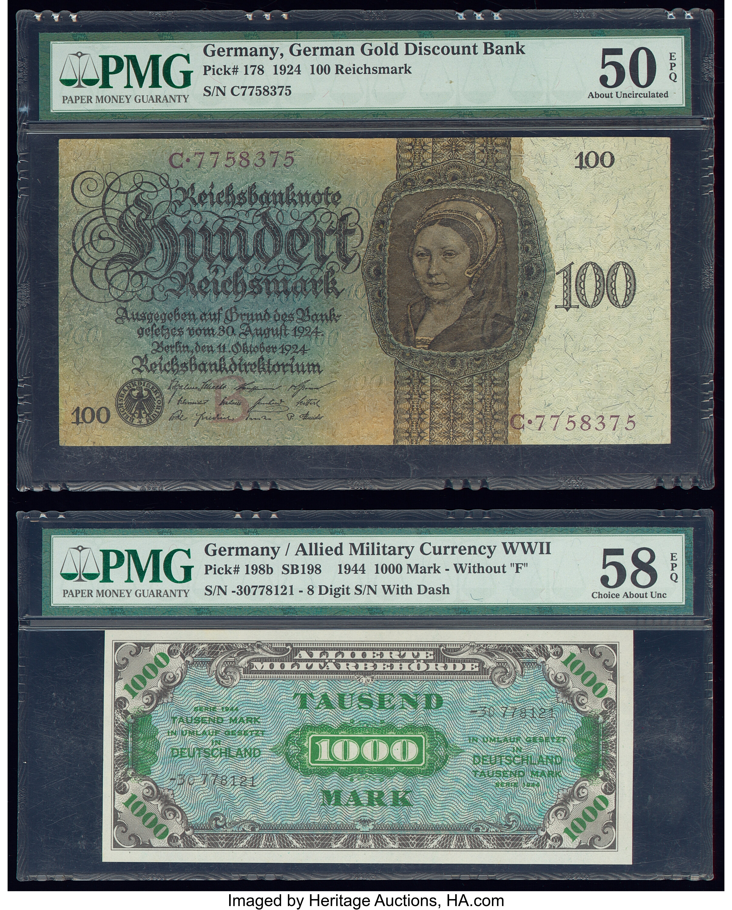 image for: Germany  100 reichsmark (B316a6)