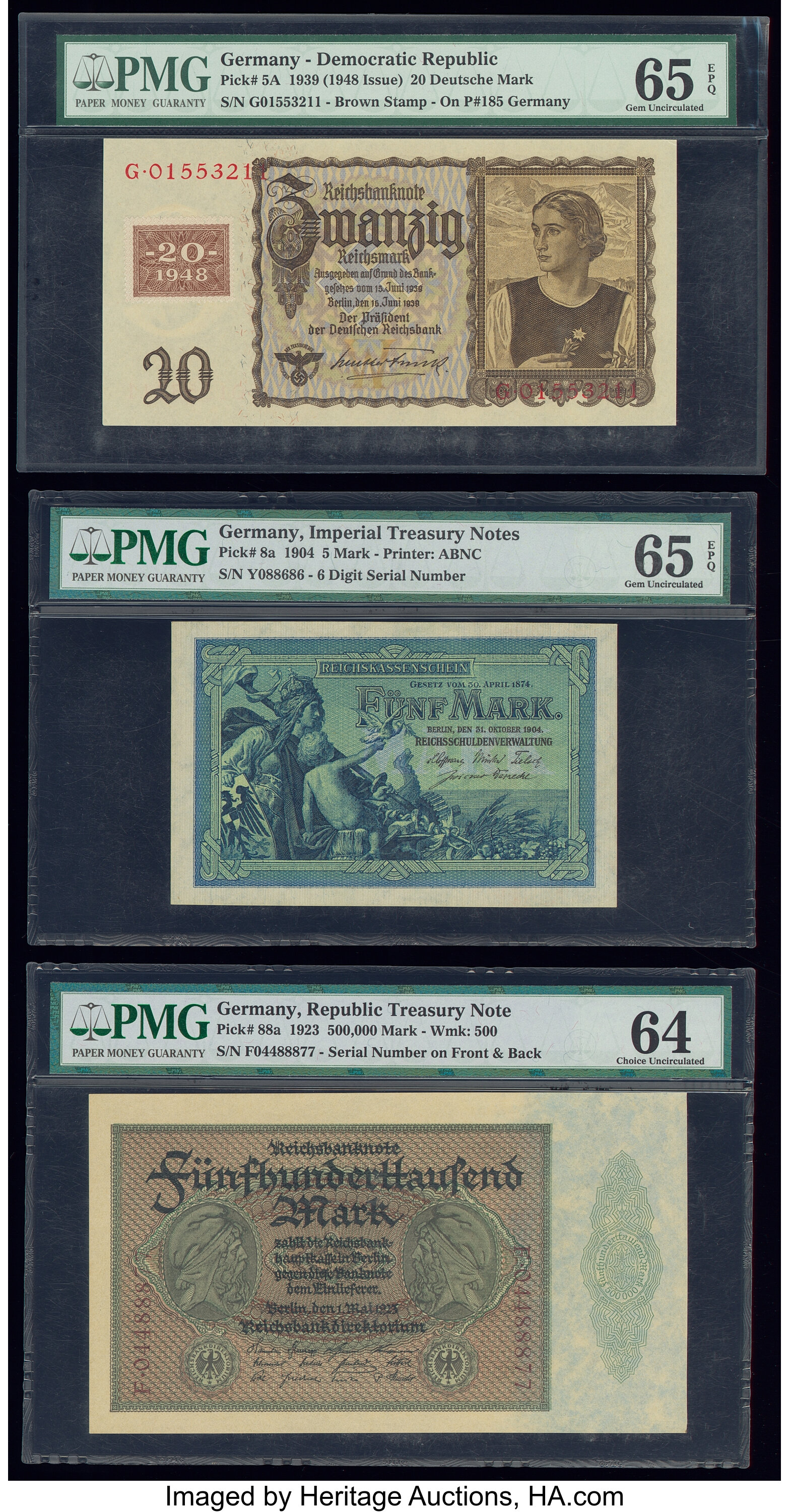 image for: Germany  500,000 mark (B247e)