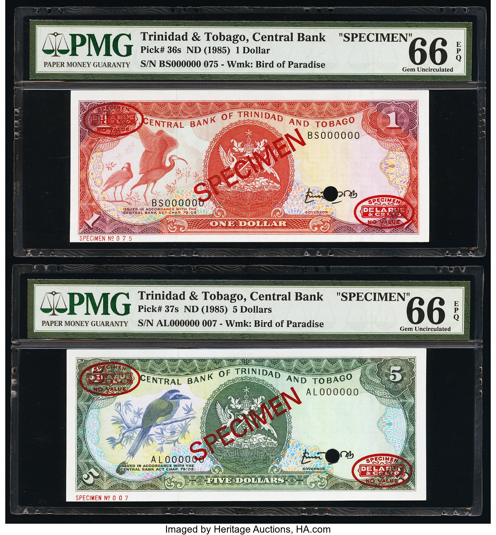 image for: Trinidad and Tobago  1 dollar (B211as)