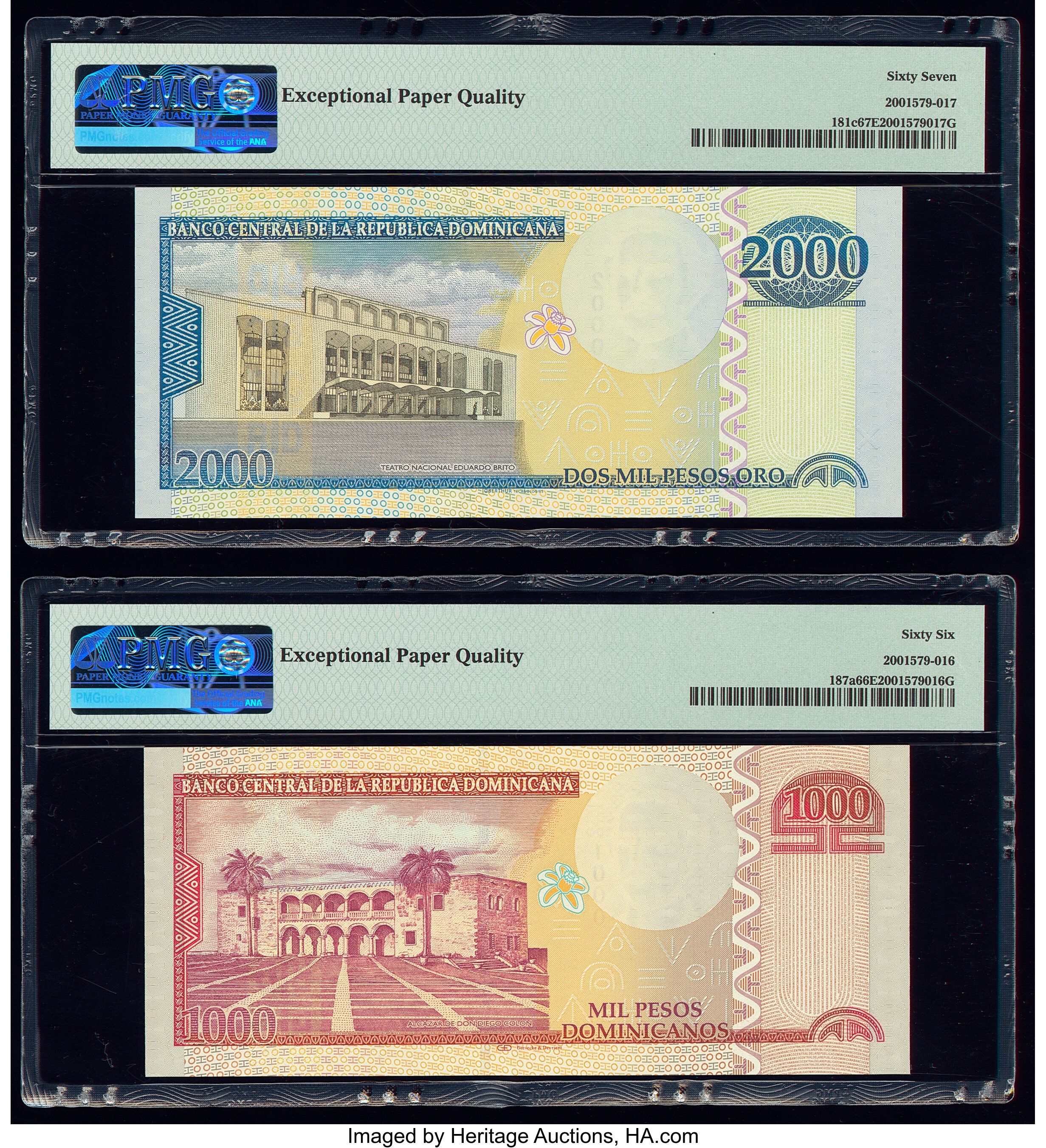 image for: Dominican Republic  2,000 pesos oro(B708a)