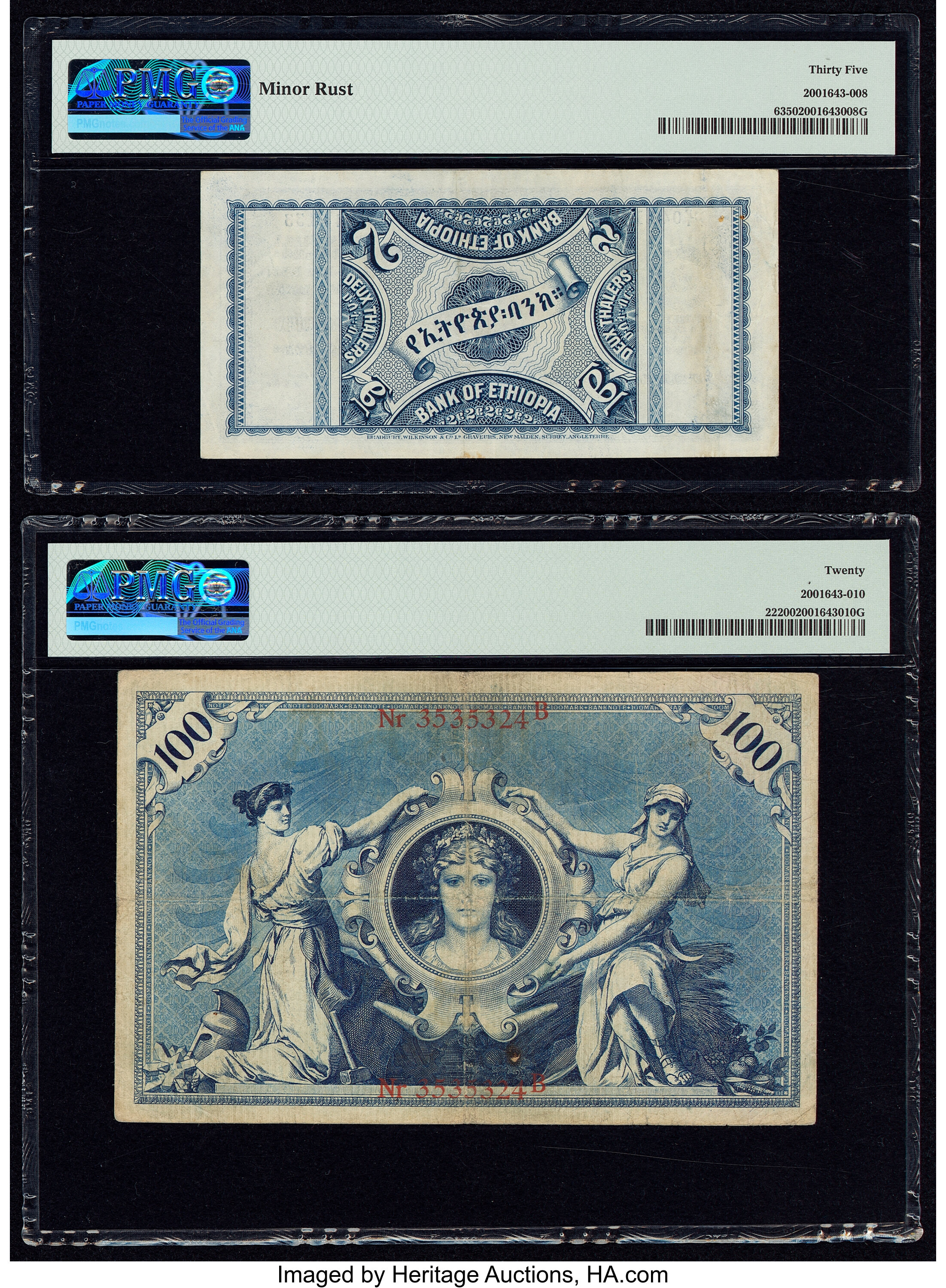 image for: Ethiopia  2 thalers(B101at)
