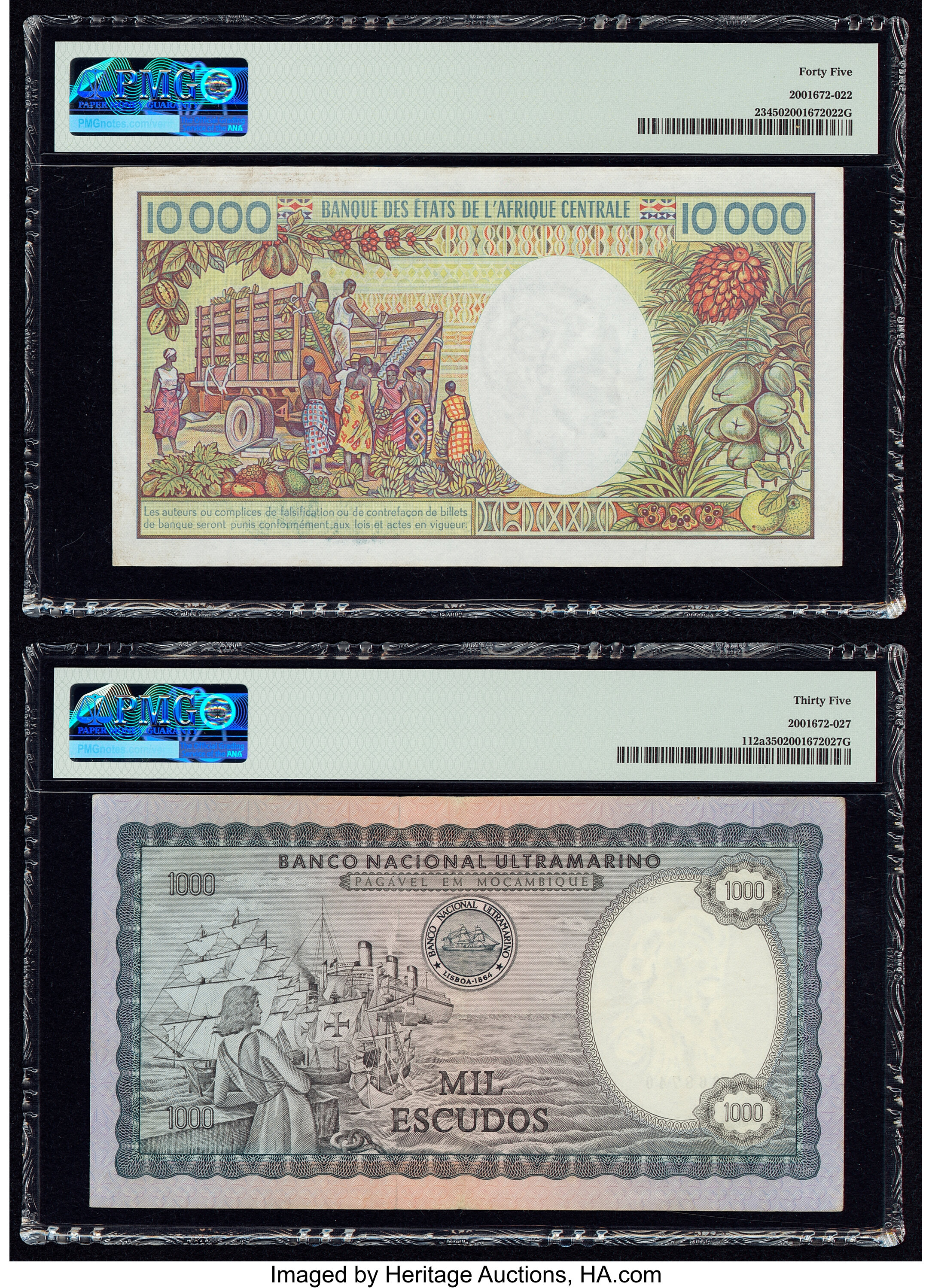 image for: Cameroon  10,000 francs(B409b)