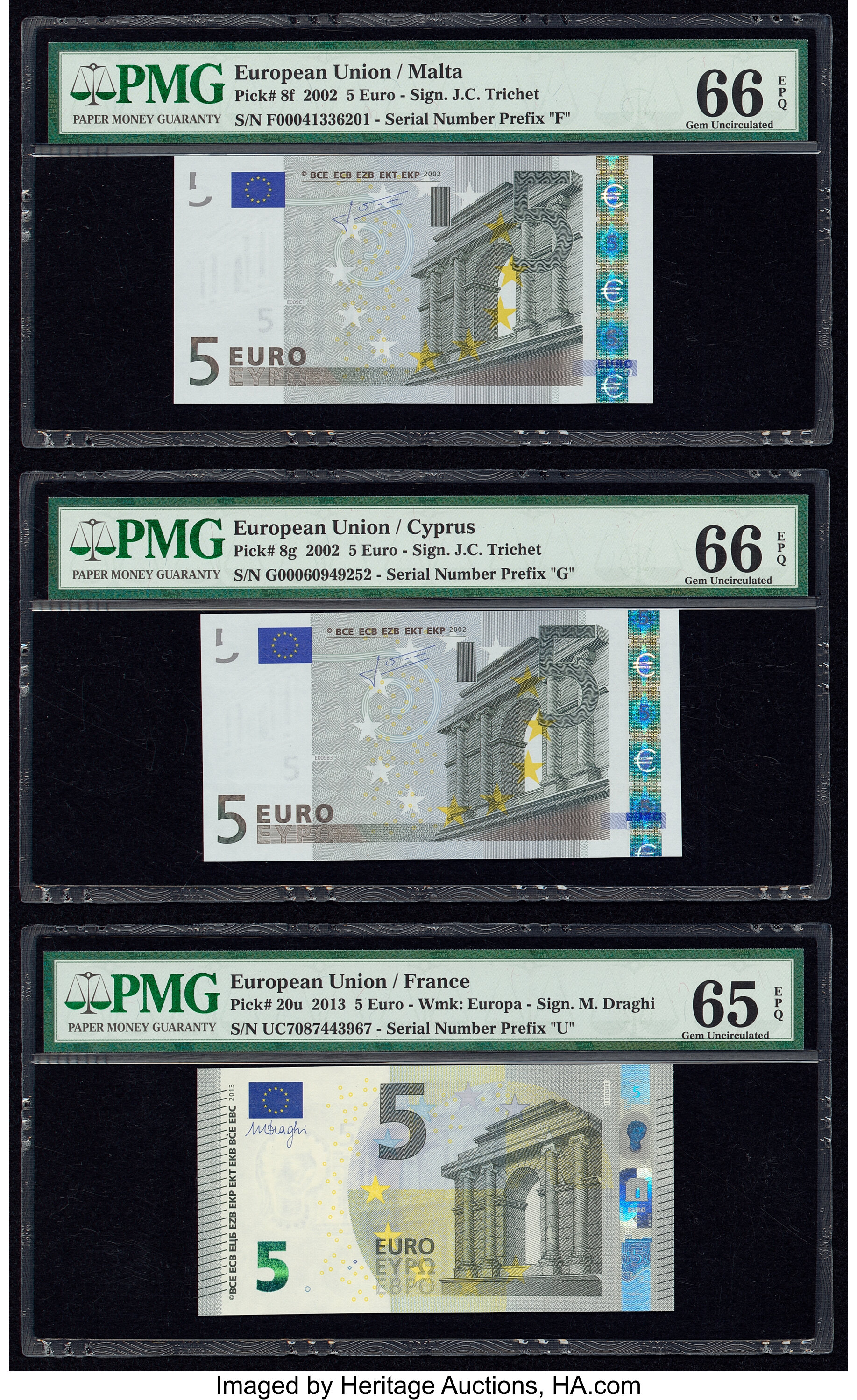 image for: European Monetary Union  5 euro (B101l2)