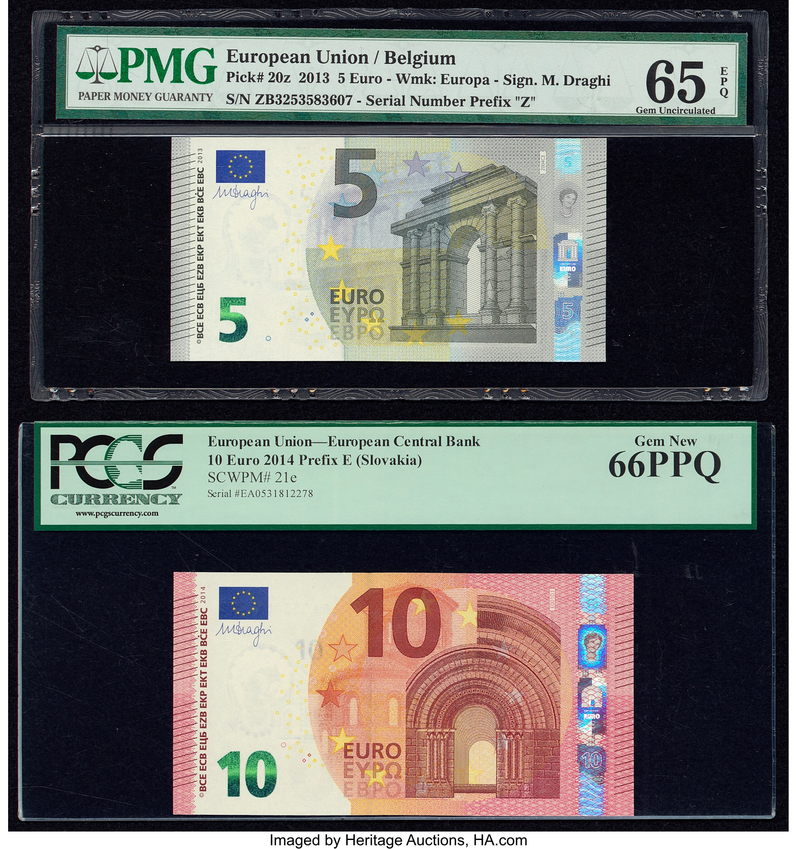European Union - Portugal 5 Euro Banknote, 2002, P-8m, UNC, Prefix M
