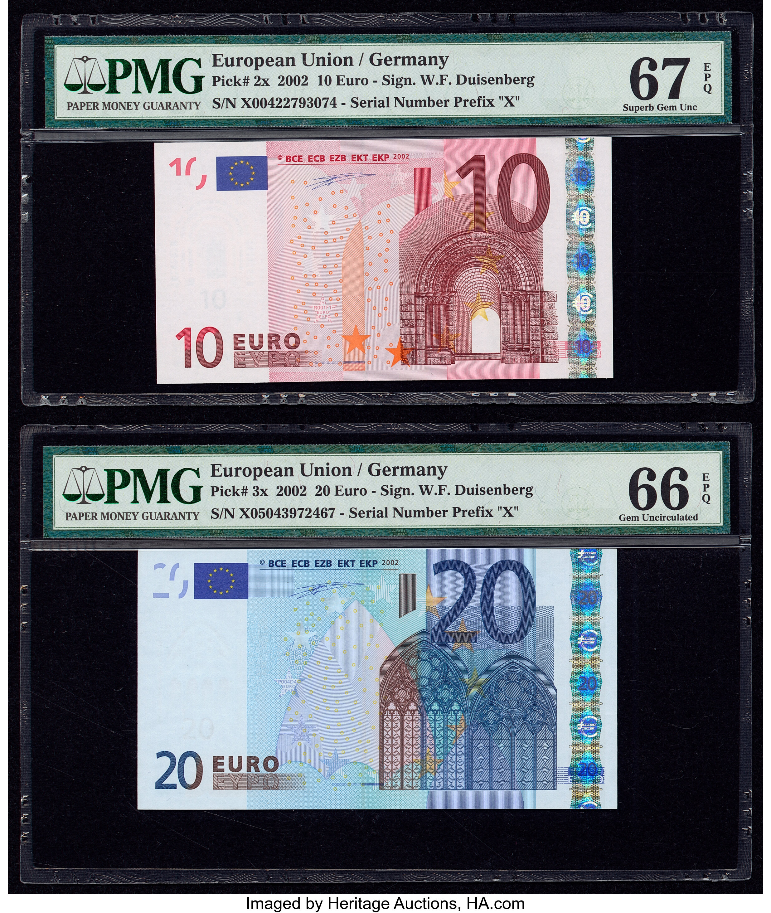 image for: European Monetary Union  20 euro (B110z3)