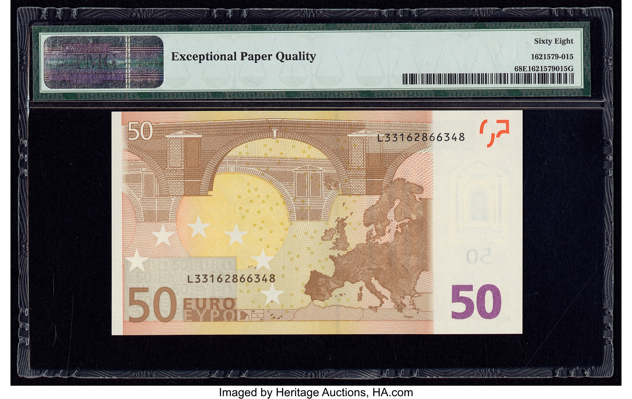 European Pennyral Bank 500 euro B107z1,P7 Sig 1 Duisenberg Prefix 