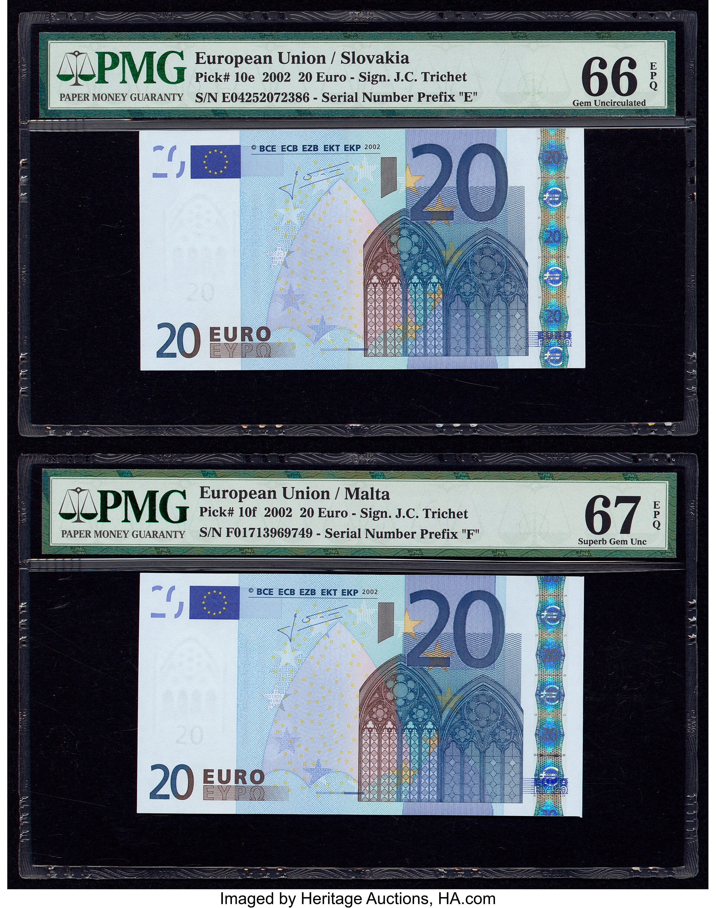 image for: European Monetary Union  20 euro (B103v2)