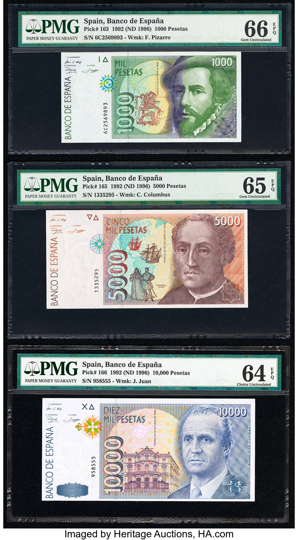 image for: Spain  5,000 pesetas (B631as)