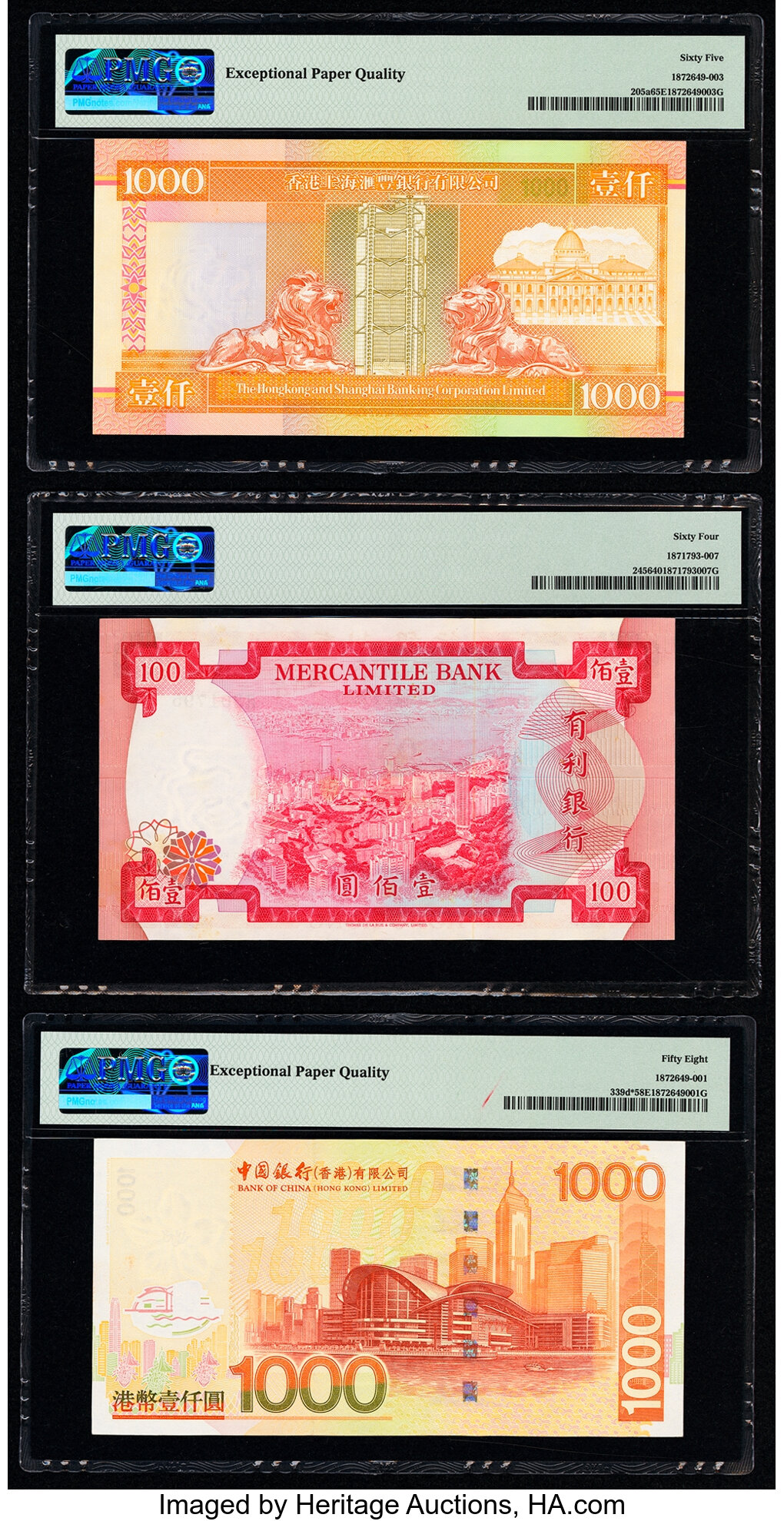 image for: Hong Kong  1,000 dollars (B915cz)