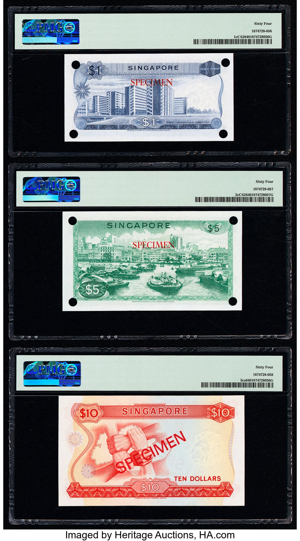 image for: Singapore  1 dollar (B101ds)