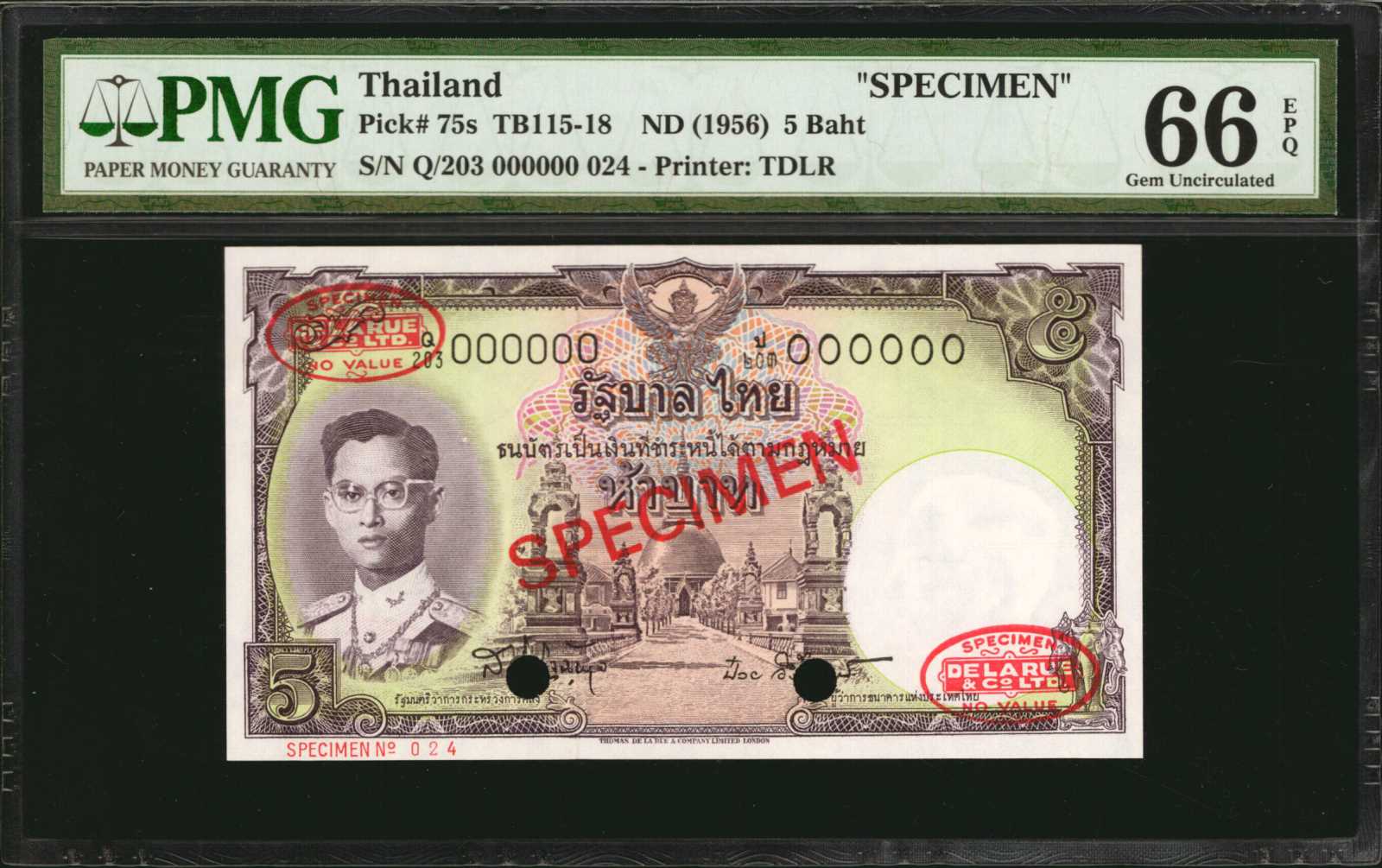 image for: Thailand  5 ??? (baht) (B146a)