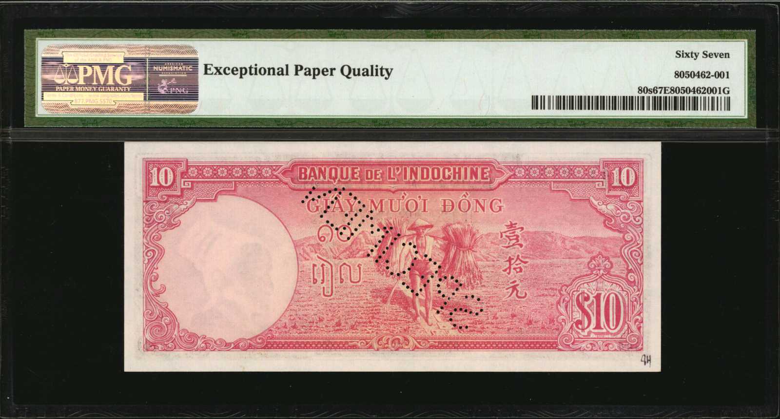 image for: French Indo-China  10 piastres(B163a)