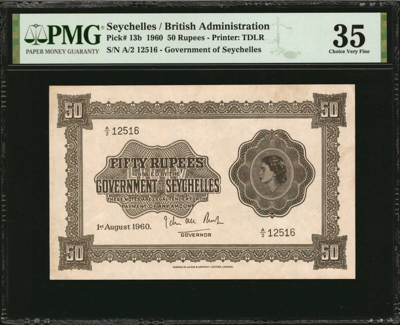 image for: Seychelles  50 rupees(B120d)