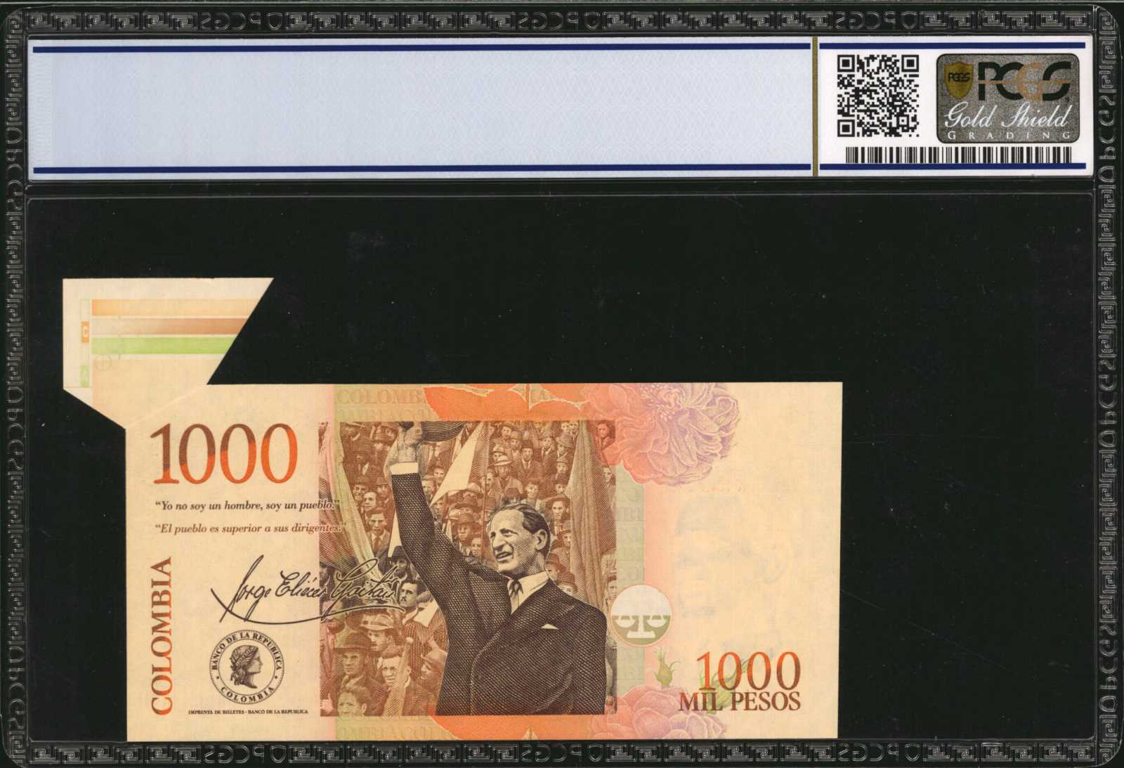 image for: Colombia  1,000 pesos (B986o)