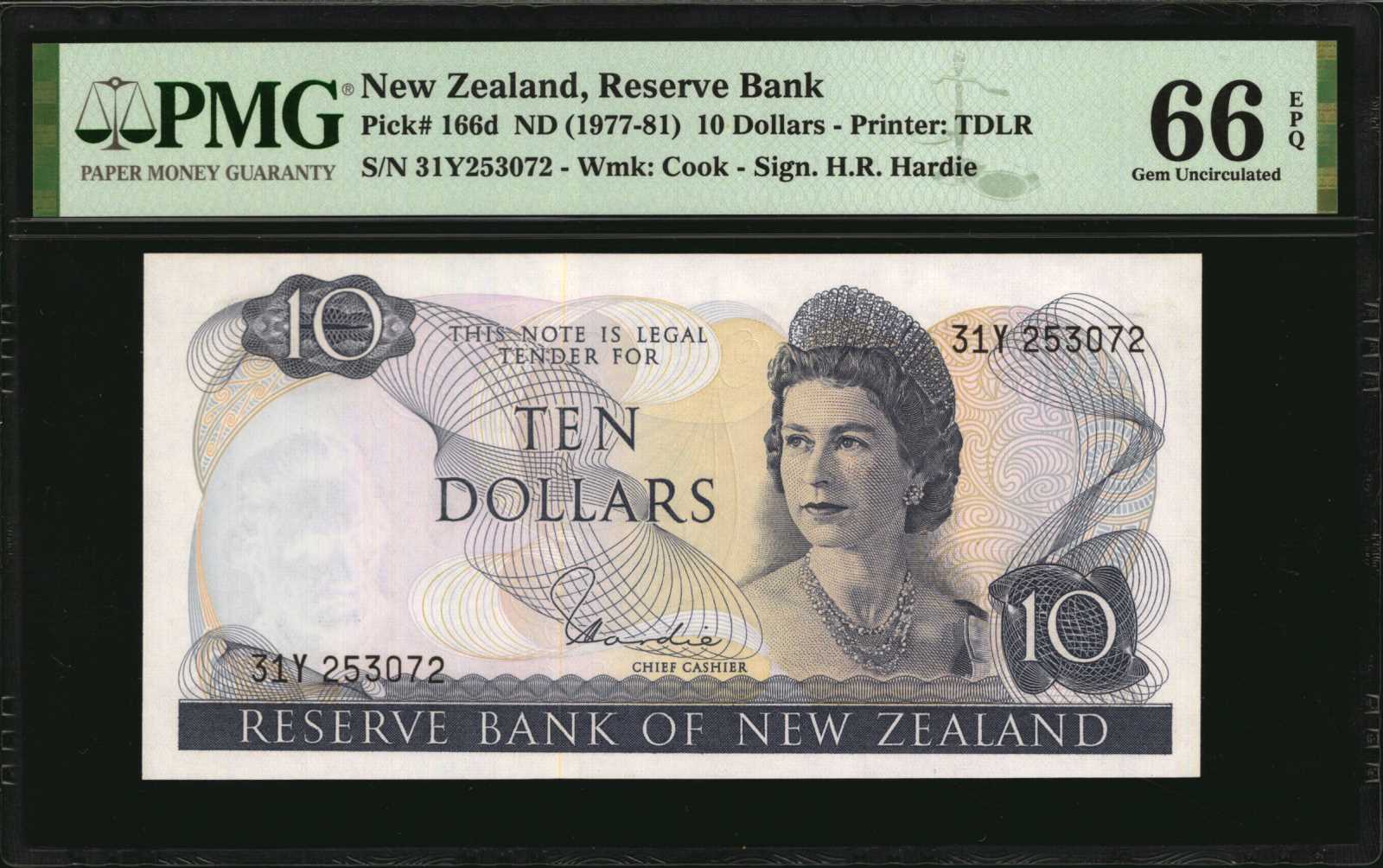image for: New Zealand  10 dollars (B113ds)