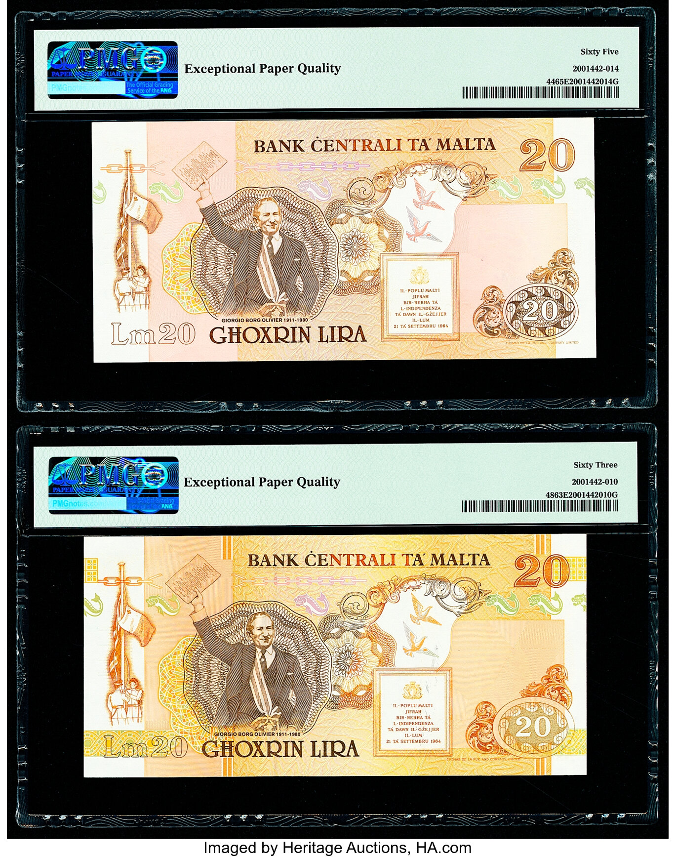 image for: Malta  20 lira (B217az)