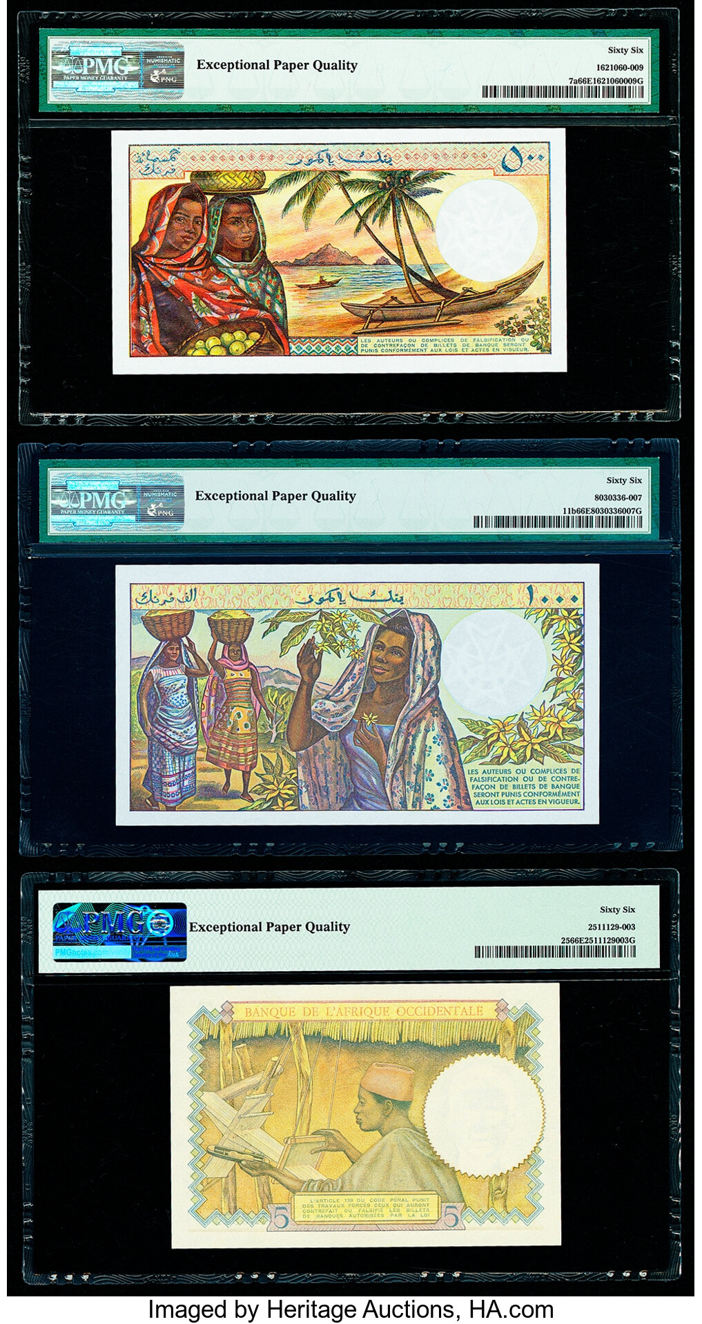image for: French West Africa  5 francs(B112s)