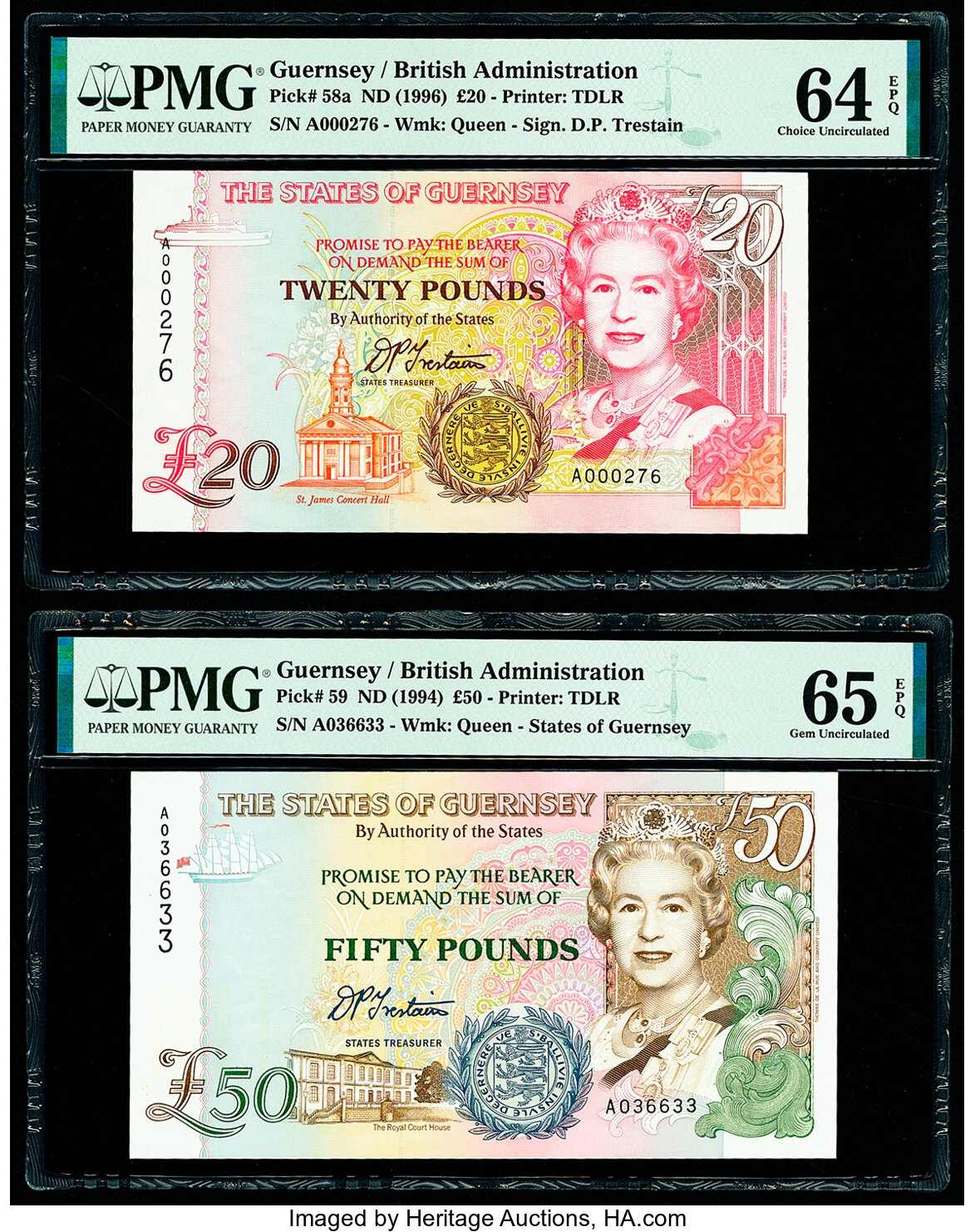 image for: Guernsey  20 pounds (B163a)