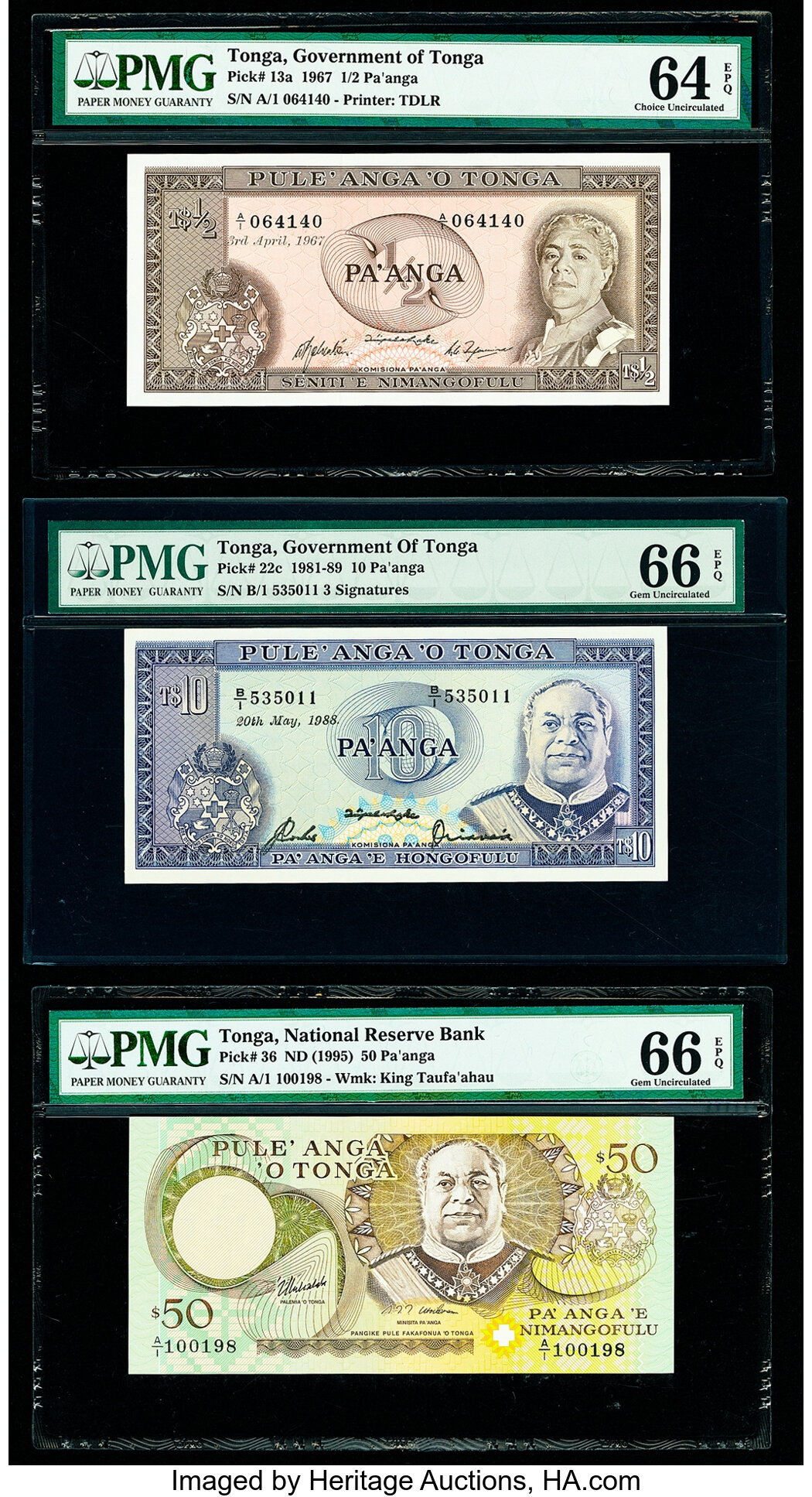 image for: Tonga  1/2 pa?anga(B113s2)