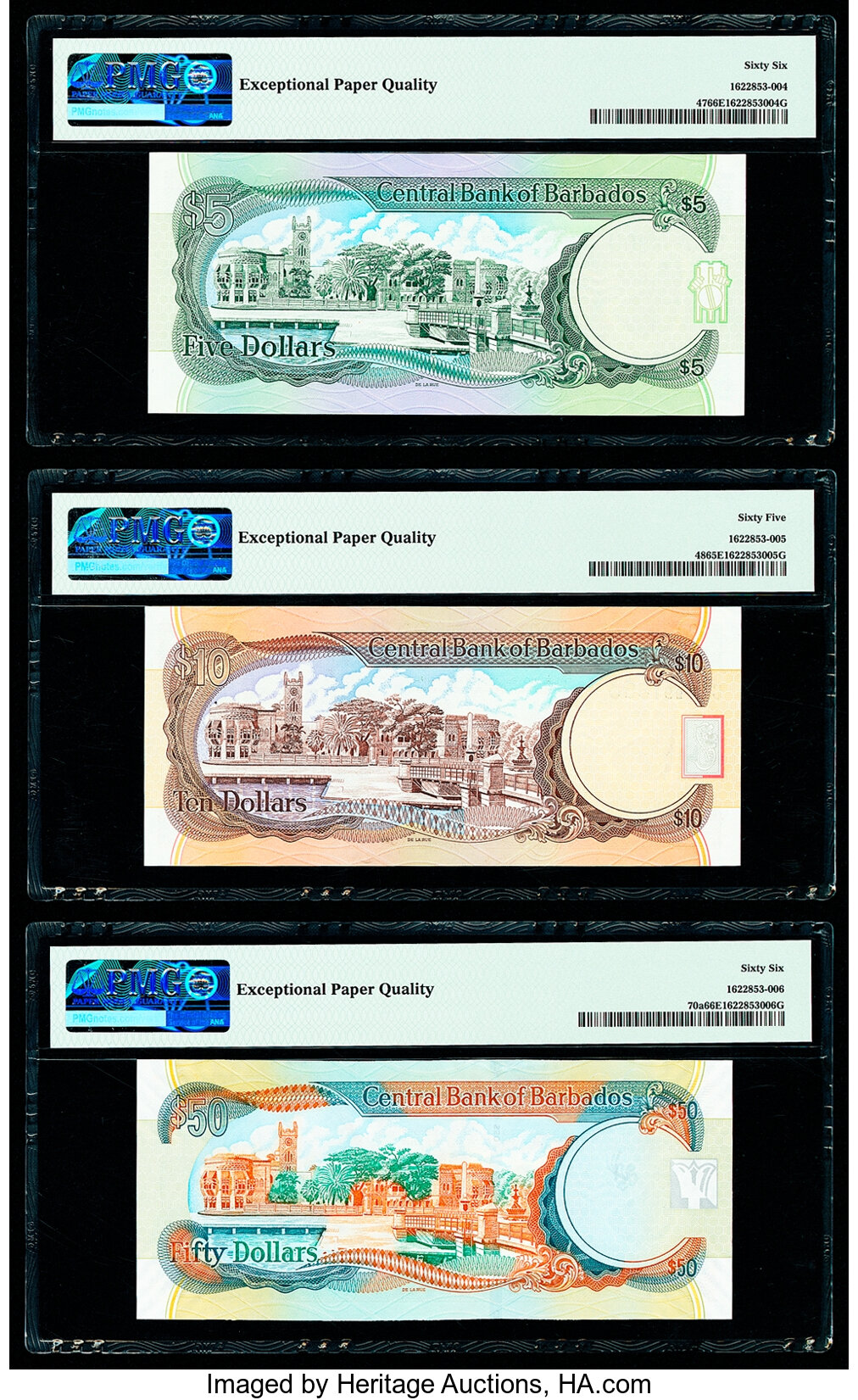 image for: Barbados  10 dollars (B214a)