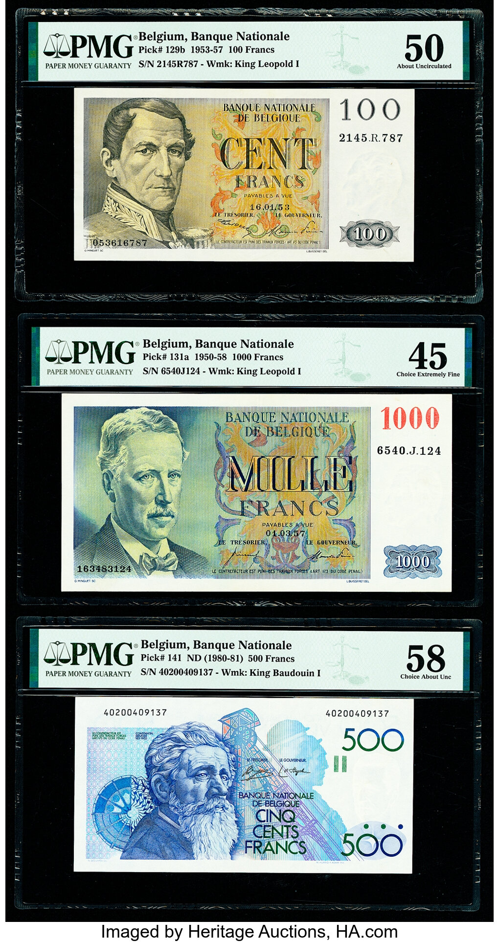 image for: Belgium  500 francs (B586b)