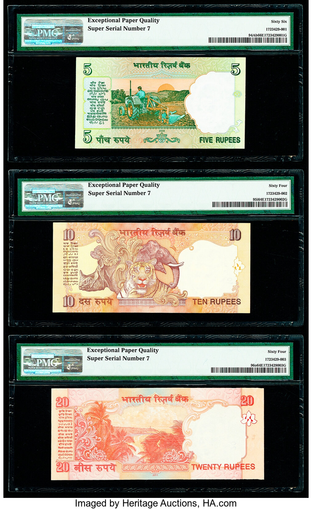 image for: India  1,000 rupees (B297a)