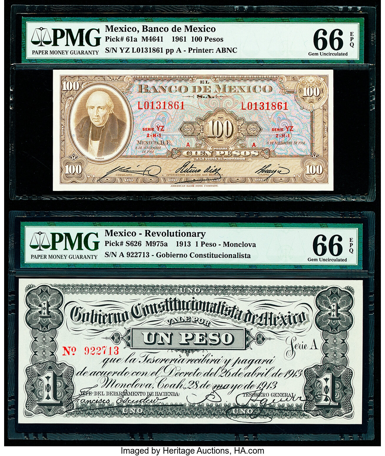 image for: Mexico  100 pesos (B633as)