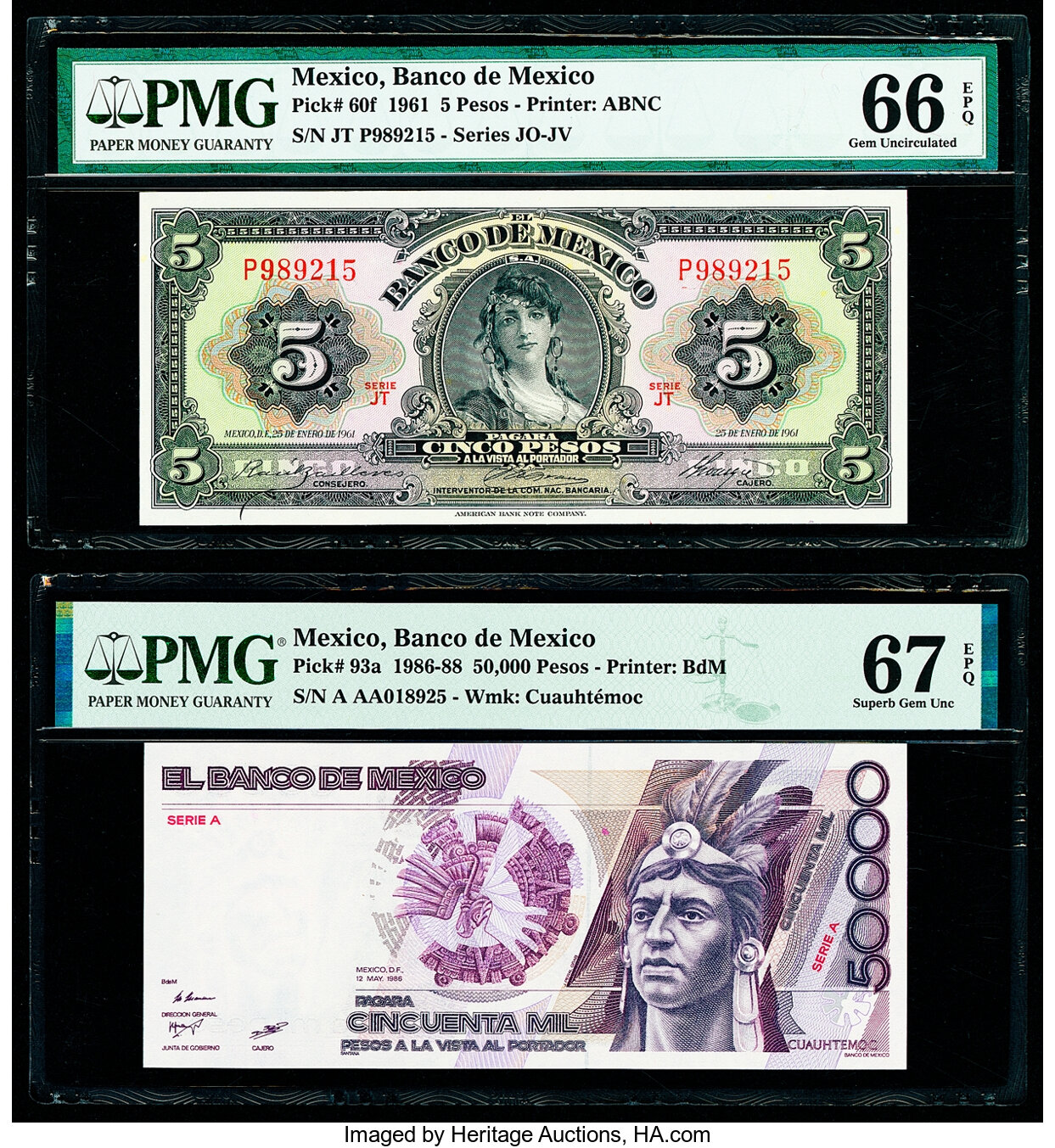 image for: Mexico  50,000 pesos(B672d)