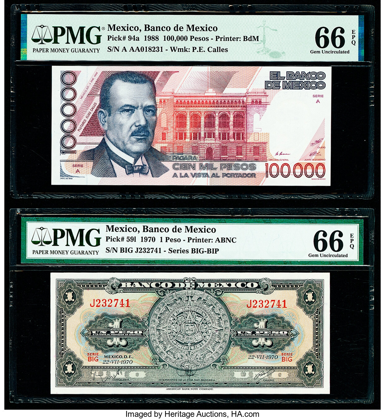 image for: Mexico  100,000 pesos(B673b)
