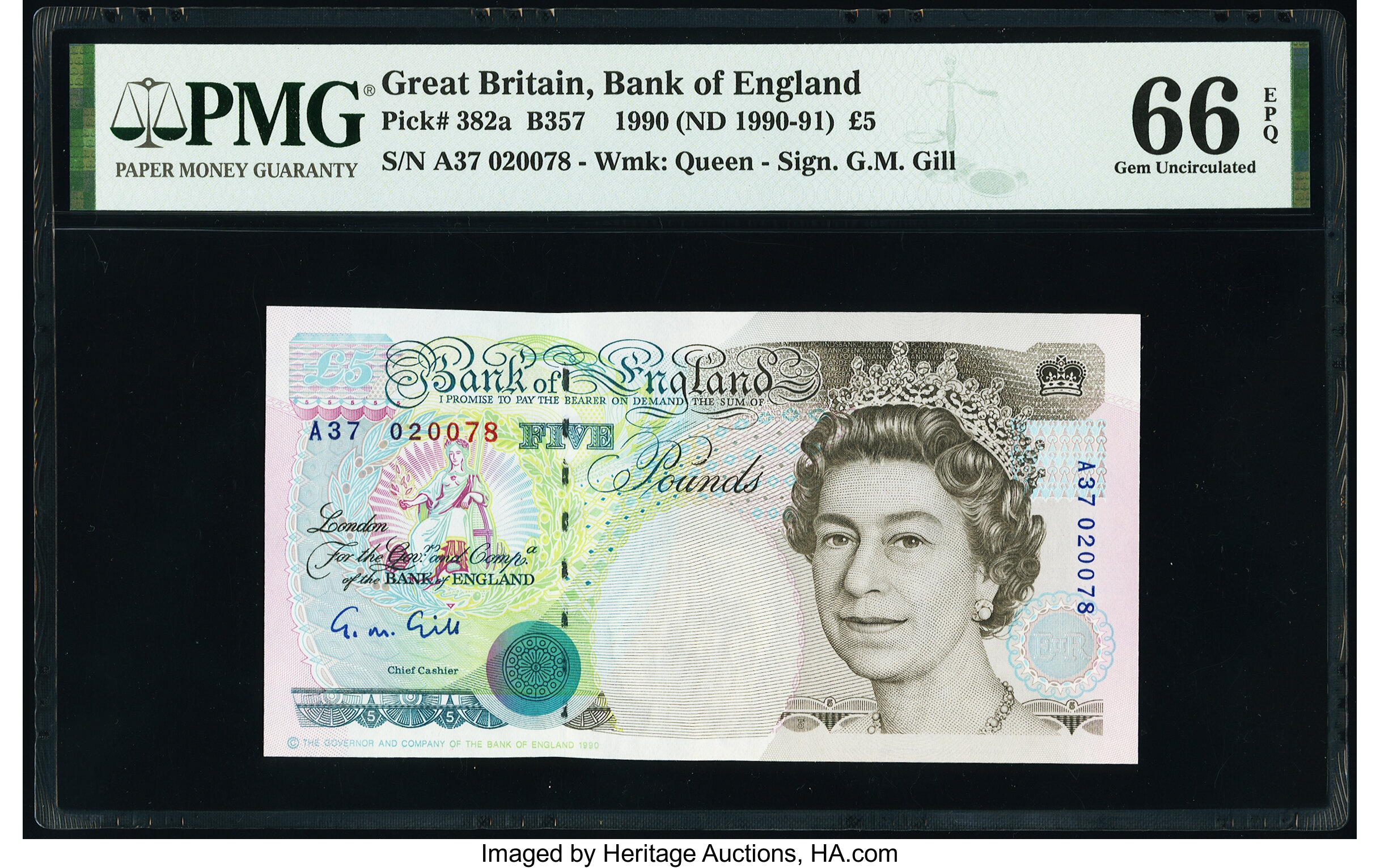 image for: United Kingdom  5 pounds (B192b)