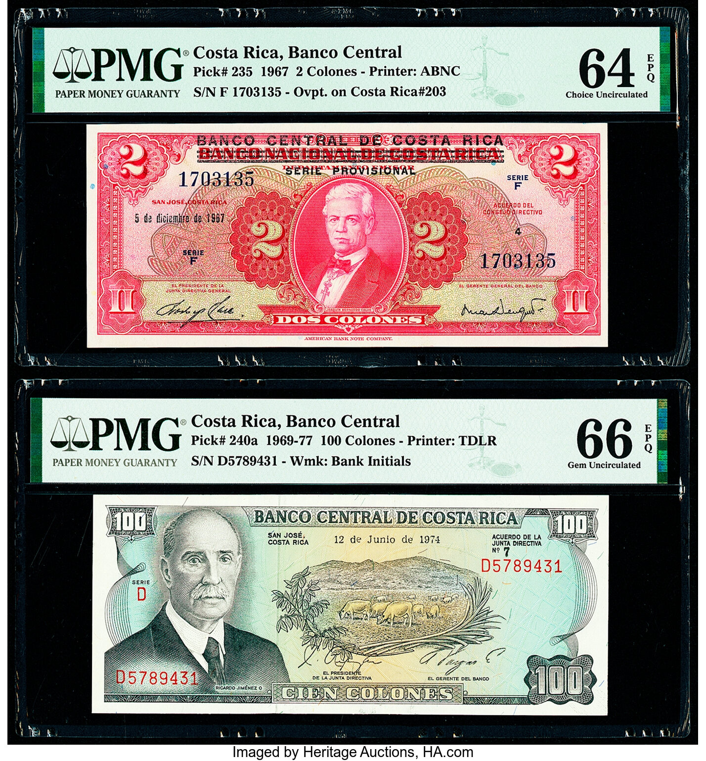 image for: Costa Rica  2 colones(B521a)